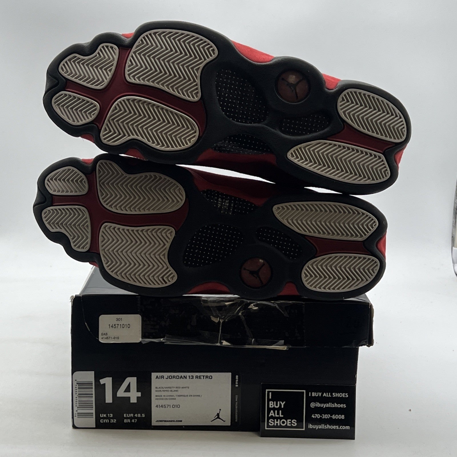 Size 14 - Air Jordan 13 Retro 2013 Bred (414571-010)