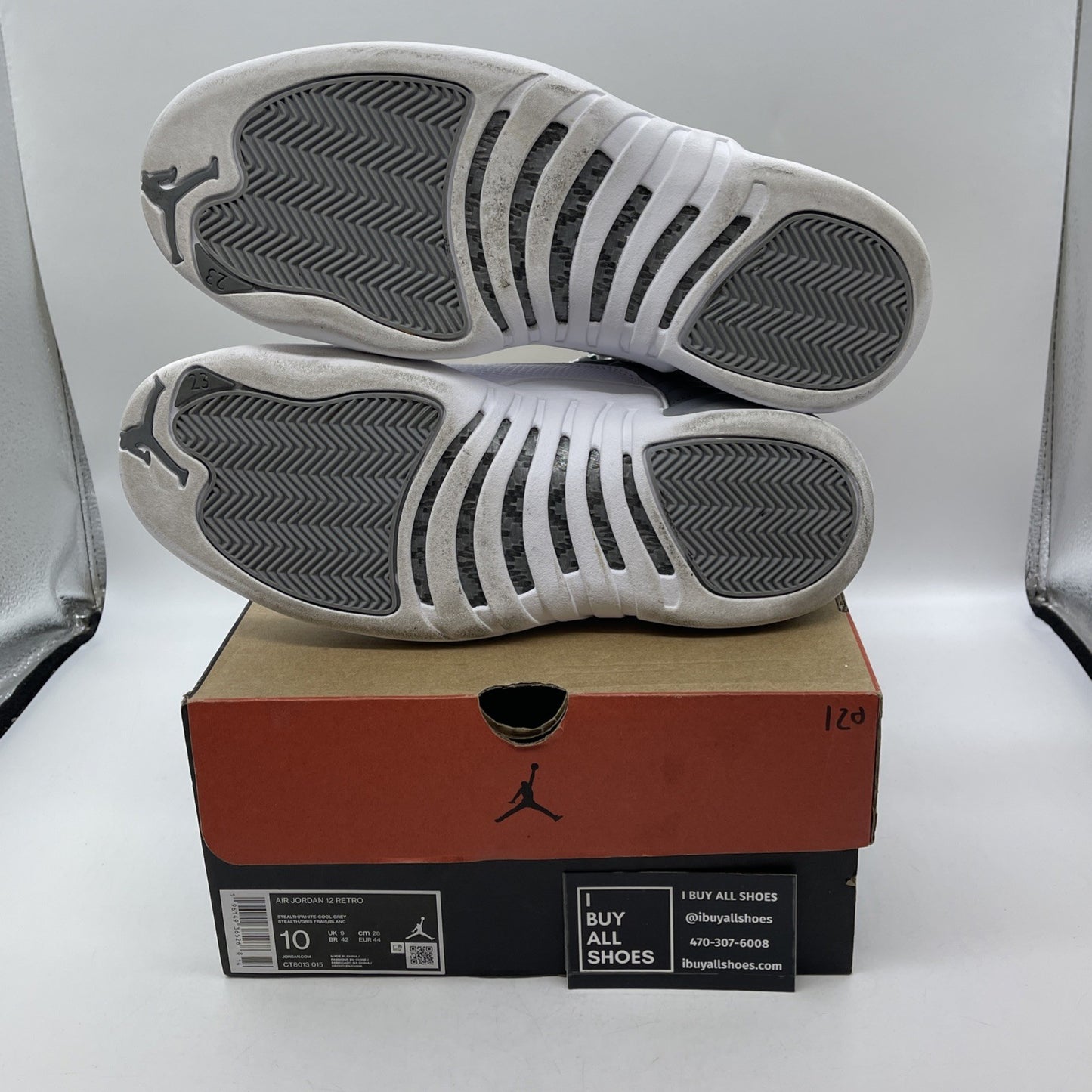 Size 10 - Air Jordan 12 Stealth 2022 (CT8013-015)