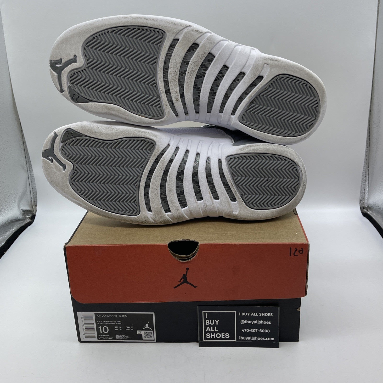 Size 10 - Air Jordan 12 Stealth 2022 (CT8013-015)