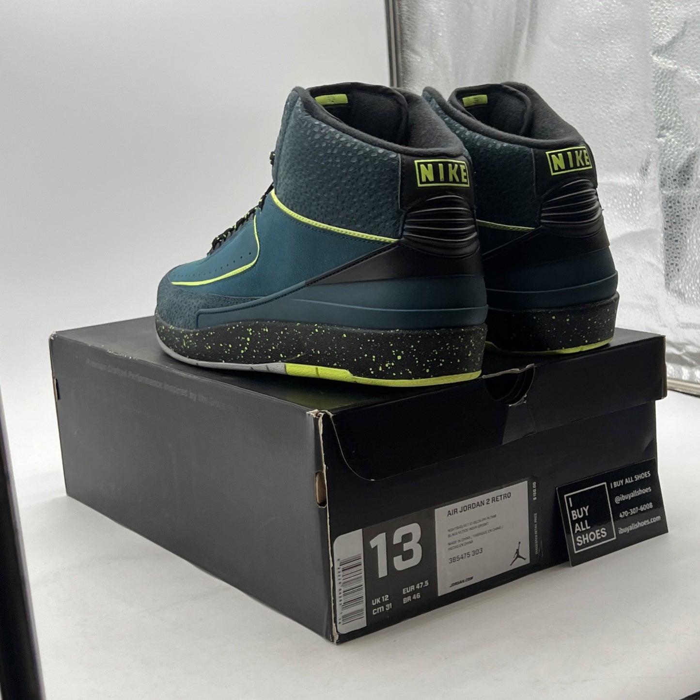 Size 13 - Air Jordan 2 Retro Nightshade (385475-303)