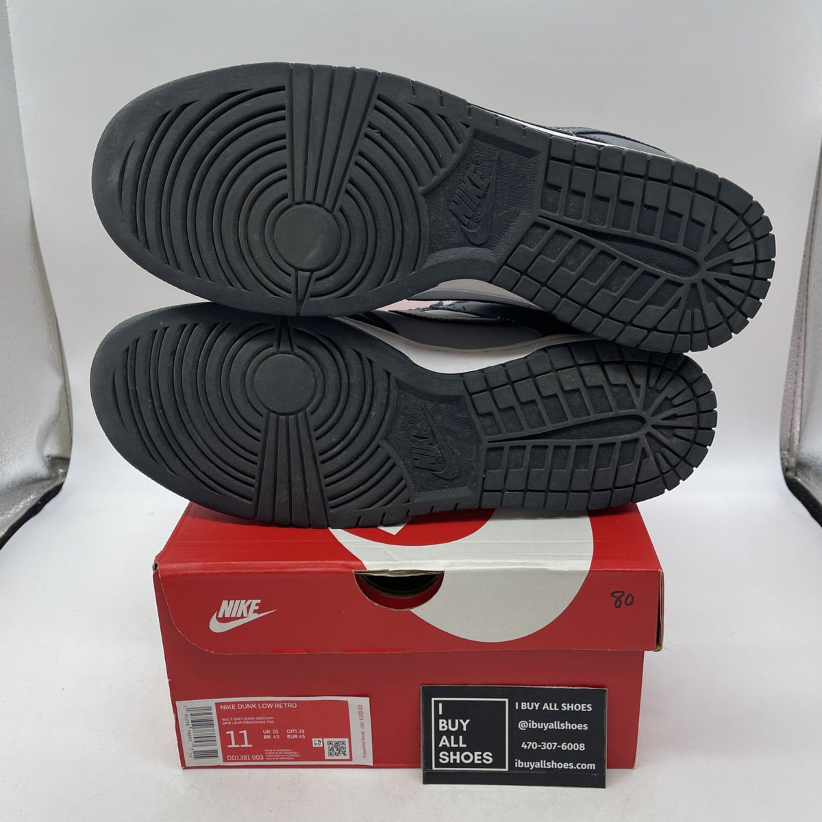 Size 11 - Nike Dunk Low Georgetown (DD1391-003)