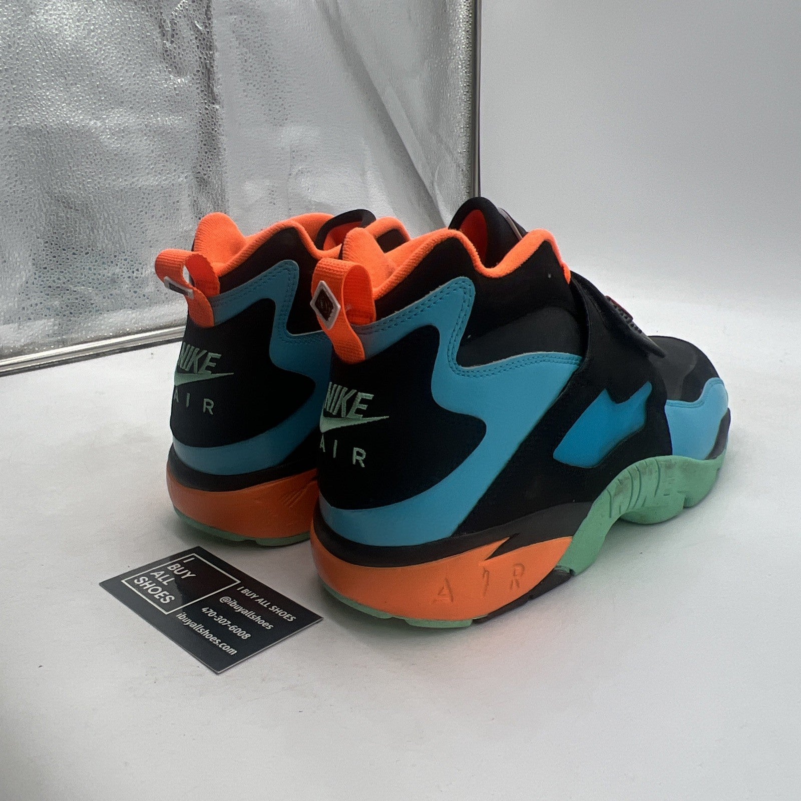 Size 13 - Nike Air Diamond Turf Black Total Orange (309434-010)