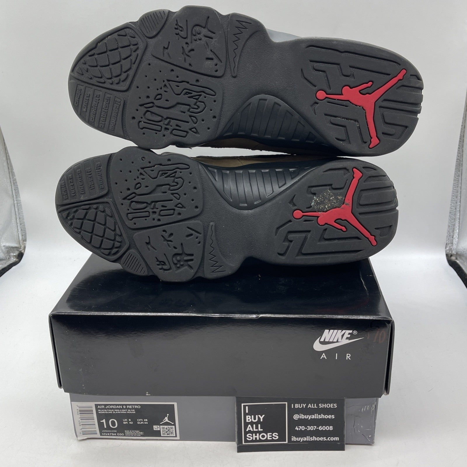 Size 10 - Air Jordan 9 Retro 2024 Olive (HV4794-030)