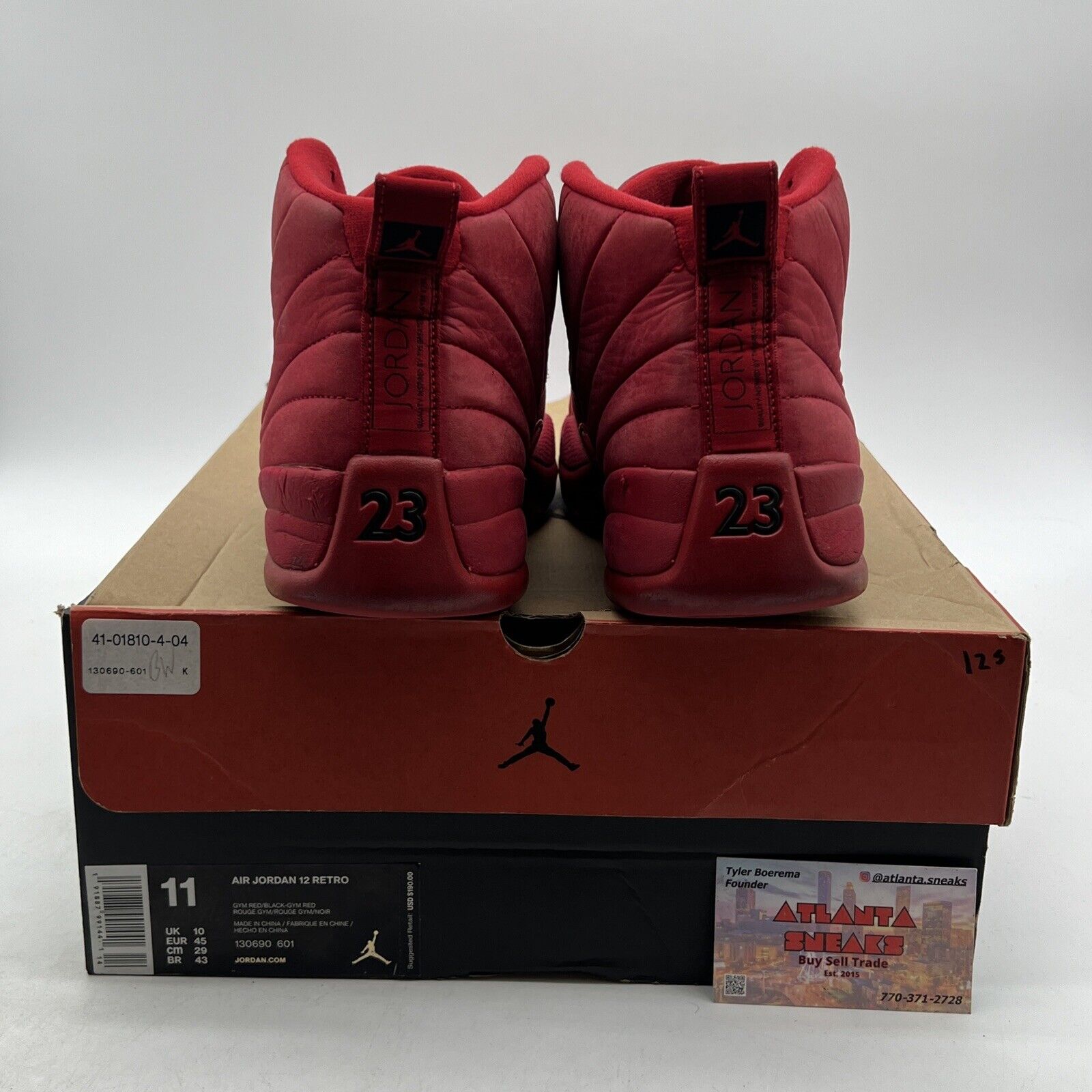 Size 11 - Air Jordan 12 Retro Gym Red (130690-601)