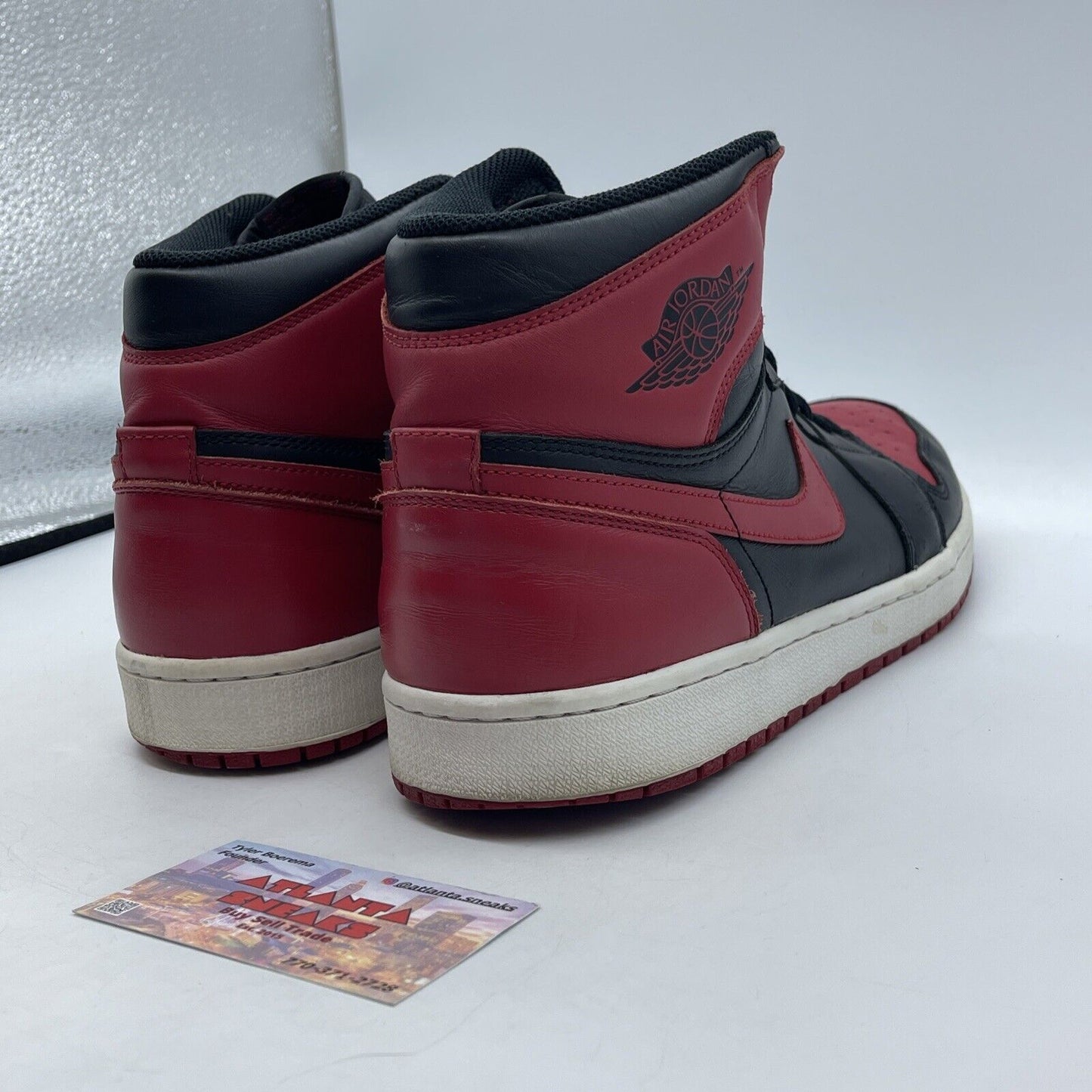 Size 12 - Air Jordan 1 Retro OG 2013 High Bred Red Black White (555088-023)