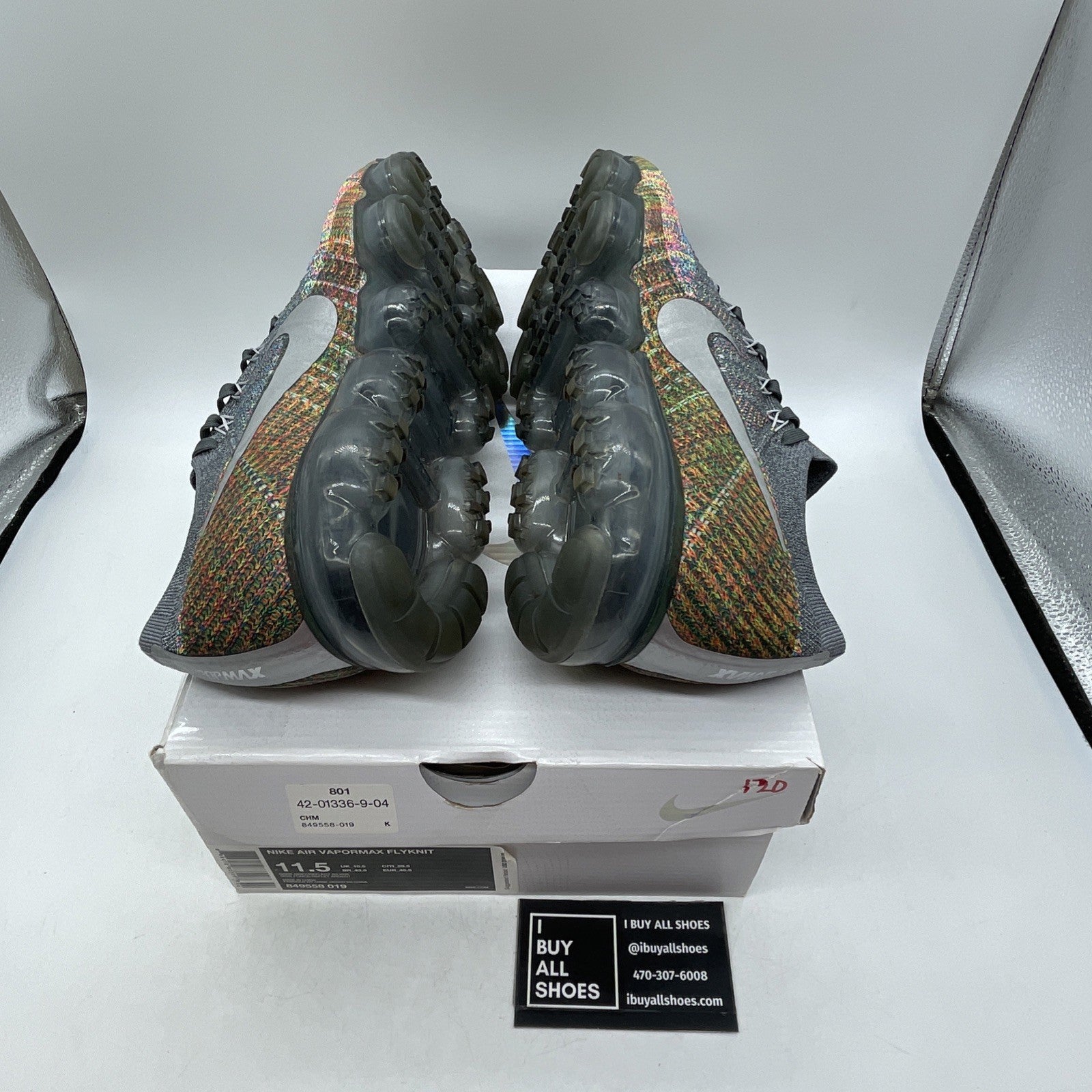 Size 11.5 - Nike Air VaporMax Grey Multi (849558-019)