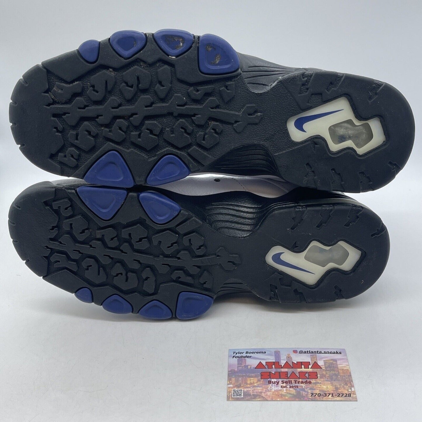 Size 10.5 - Nike Air Max 2 CB 94 2015 Old Royal White Black Leather (305440-102)