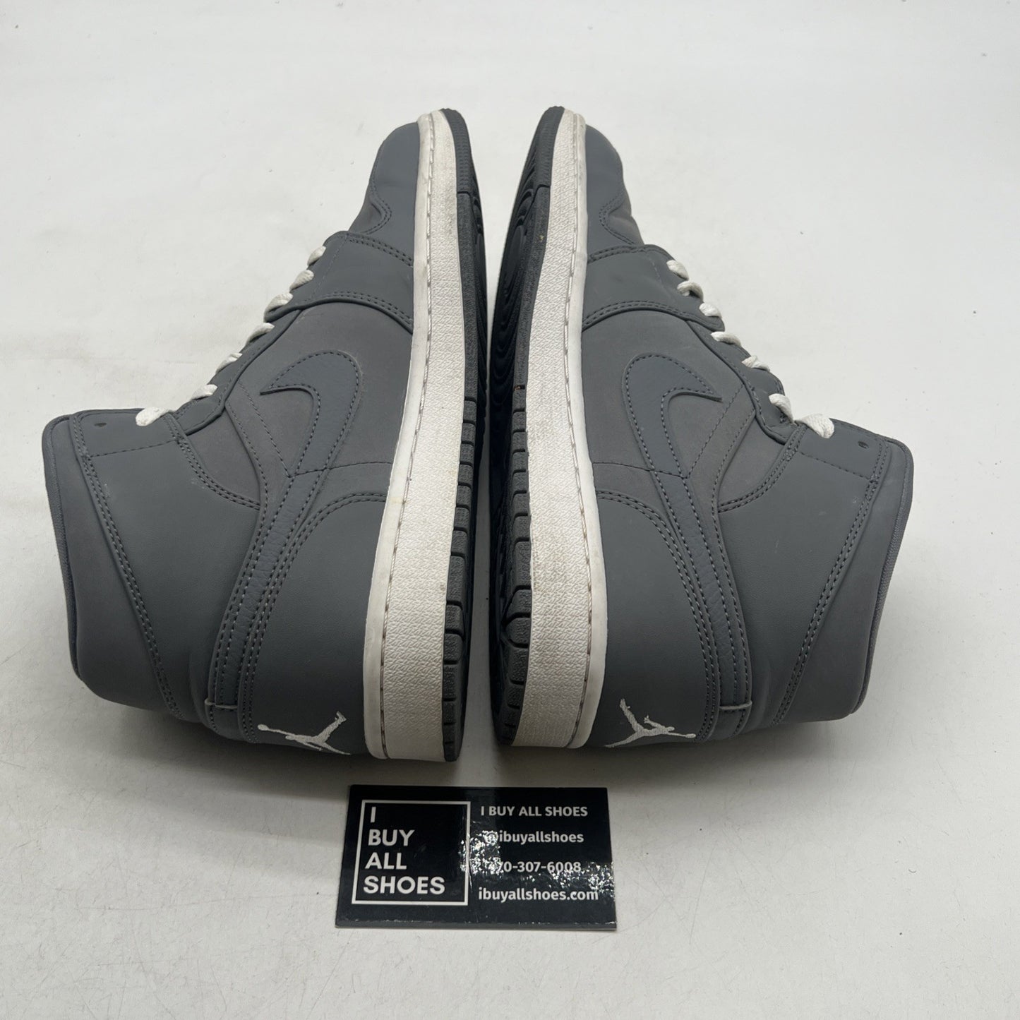 Size 9.5 - Air Jordan 1 Retro Mid Cool Grey (554724-014)