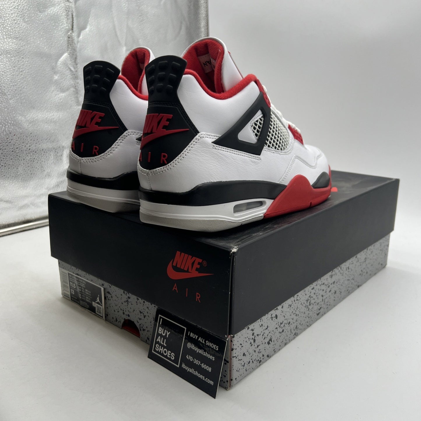 Size 11.5 - Air Jordan 4 Retro OG Mid Fire Red (DC7770-160)