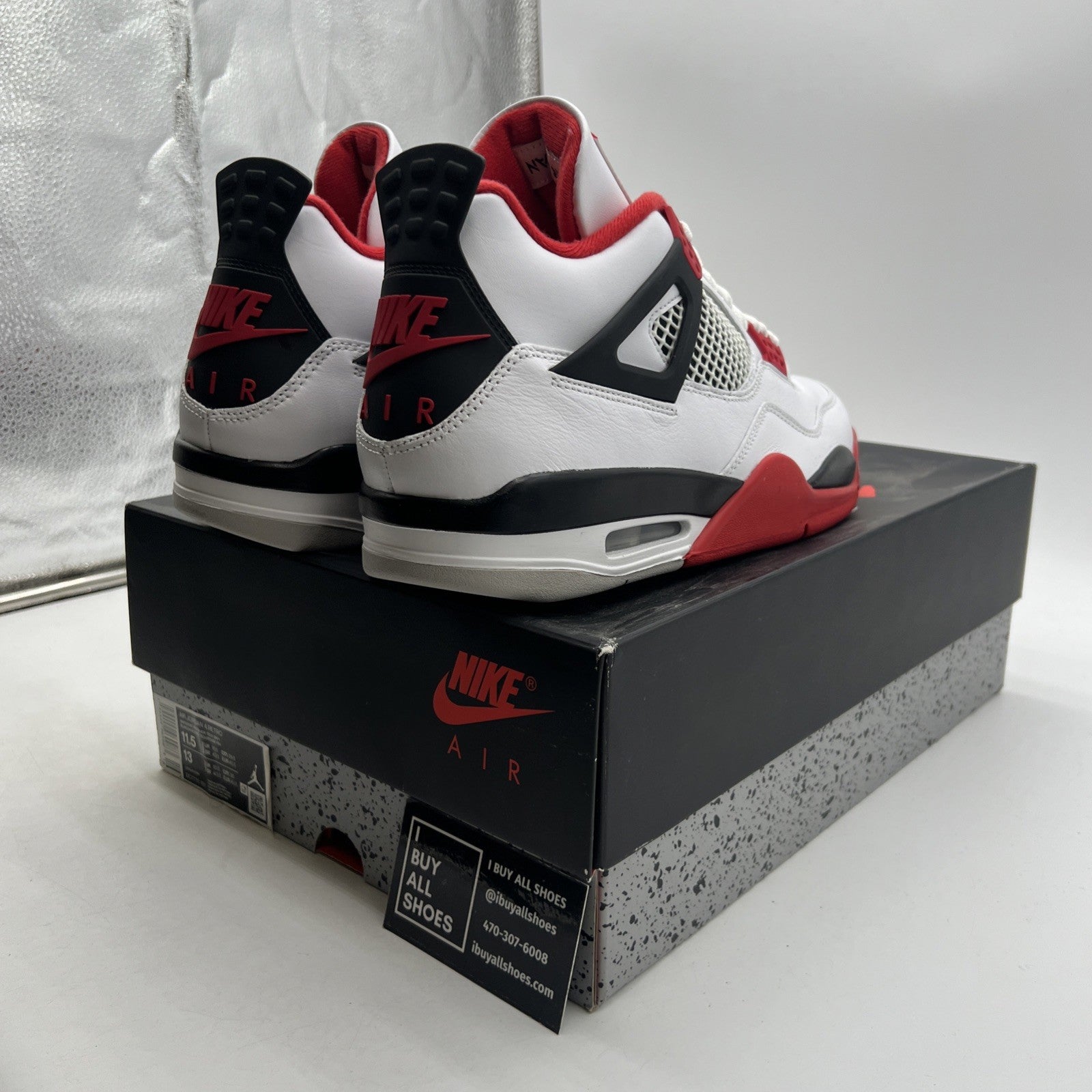 Size 11.5 - Air Jordan 4 Retro OG Mid Fire Red (DC7770-160)
