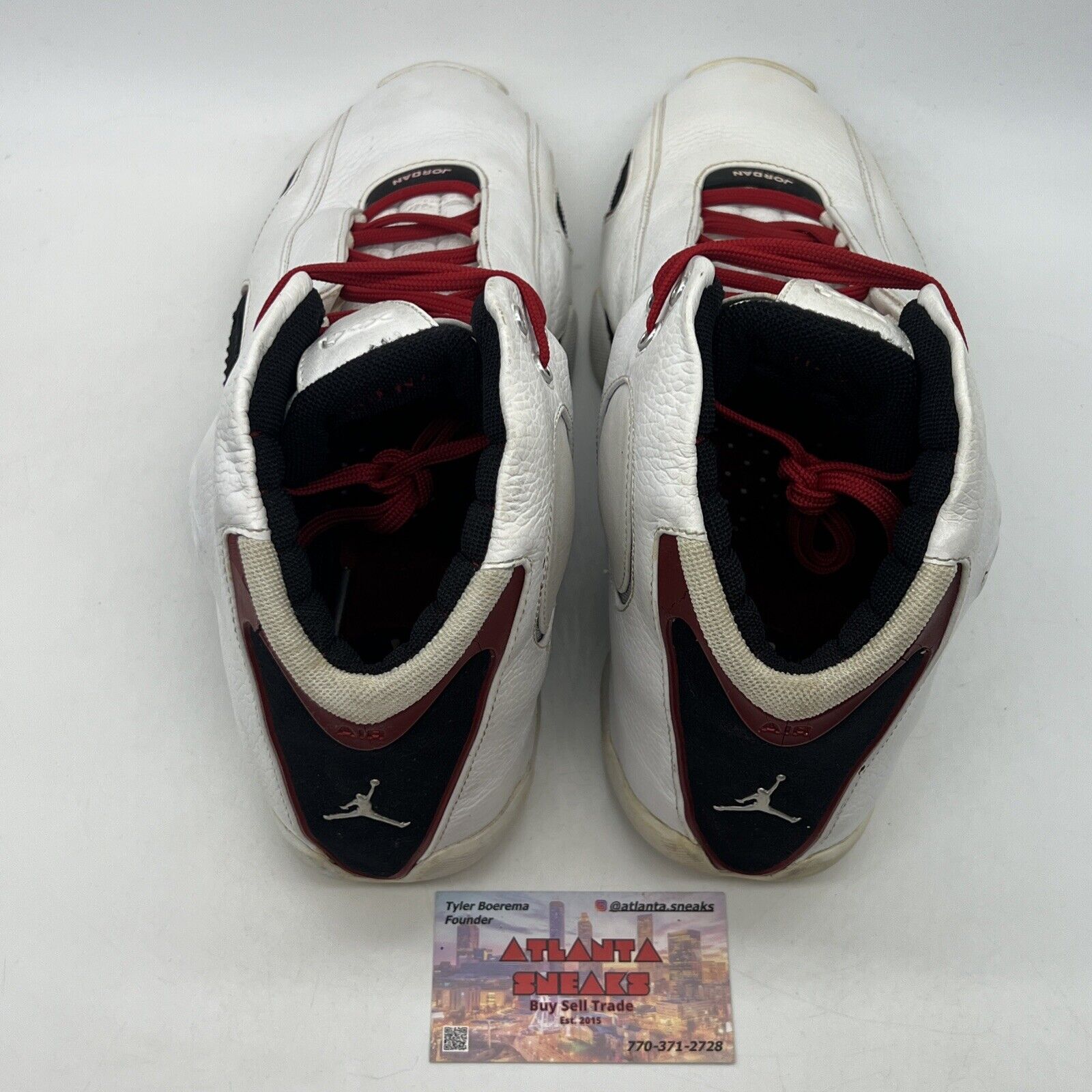 Size 12 - Air Jordan 21 OG White Varsity Red Leather Suede (313038-161)