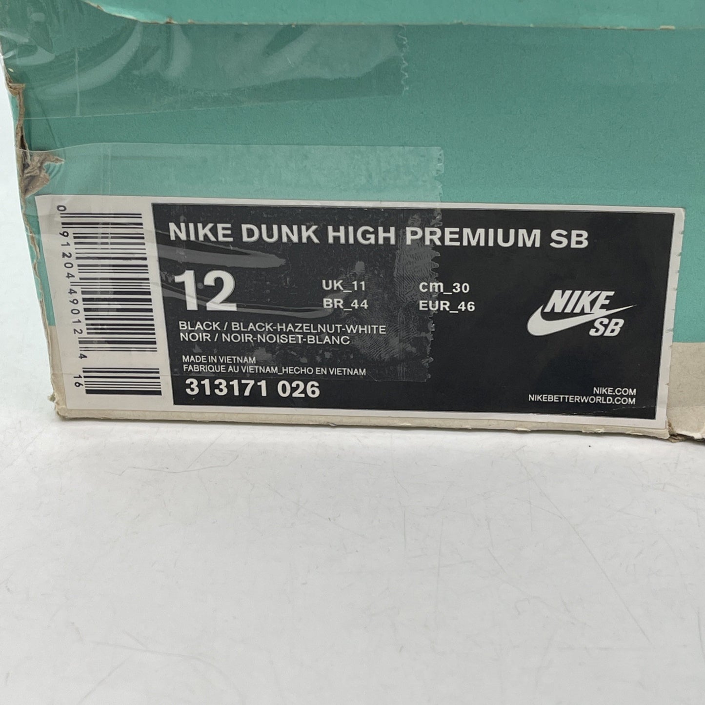 Size 12 - Nike Dunk Premium SB High Cork (313171-026)