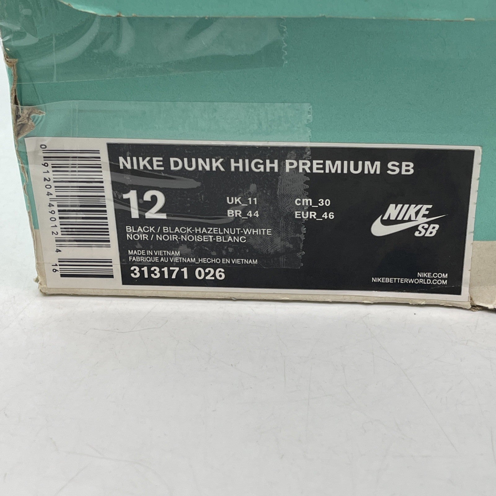 Size 12 - Nike Dunk Premium SB High Cork (313171-026)