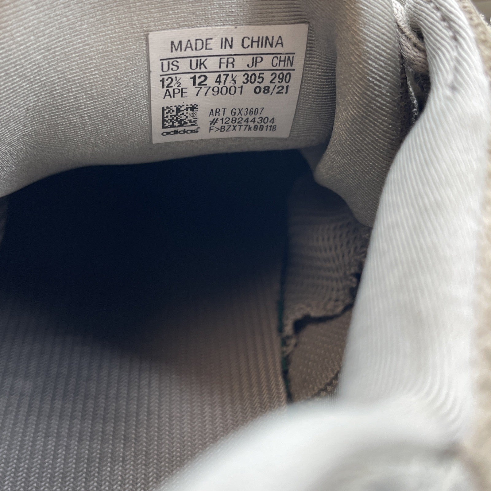 Size 12.5 - adidas Yeezy 500 Ash Grey Brown Suede Leather (GX3607)