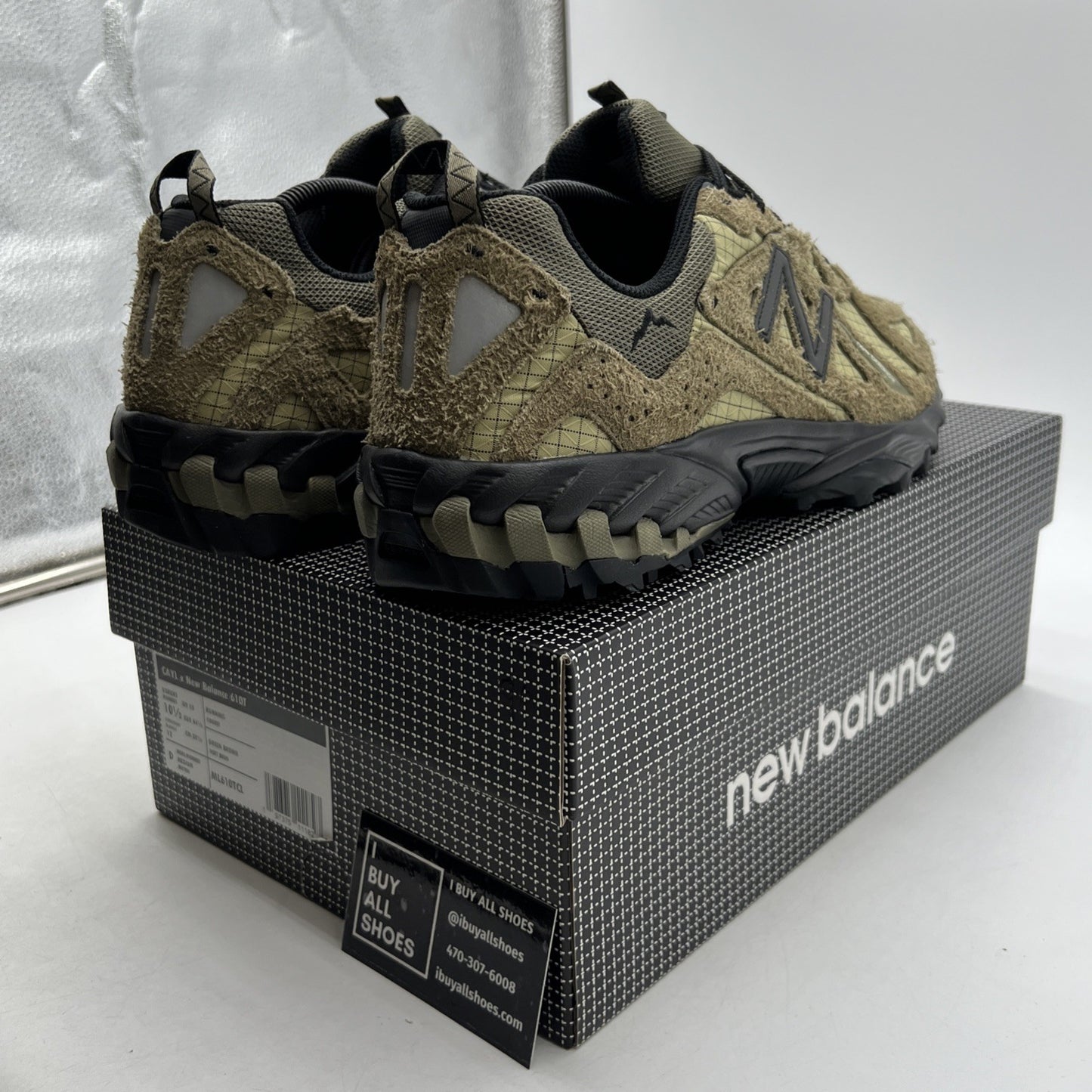 Size 10.5 - New Balance CAYL x 610 Covert Green (ML610TCL)
