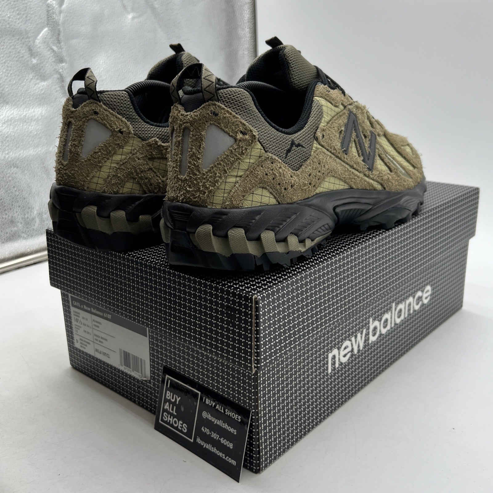 Size 10.5 - New Balance CAYL x 610 Covert Green (ML610TCL)