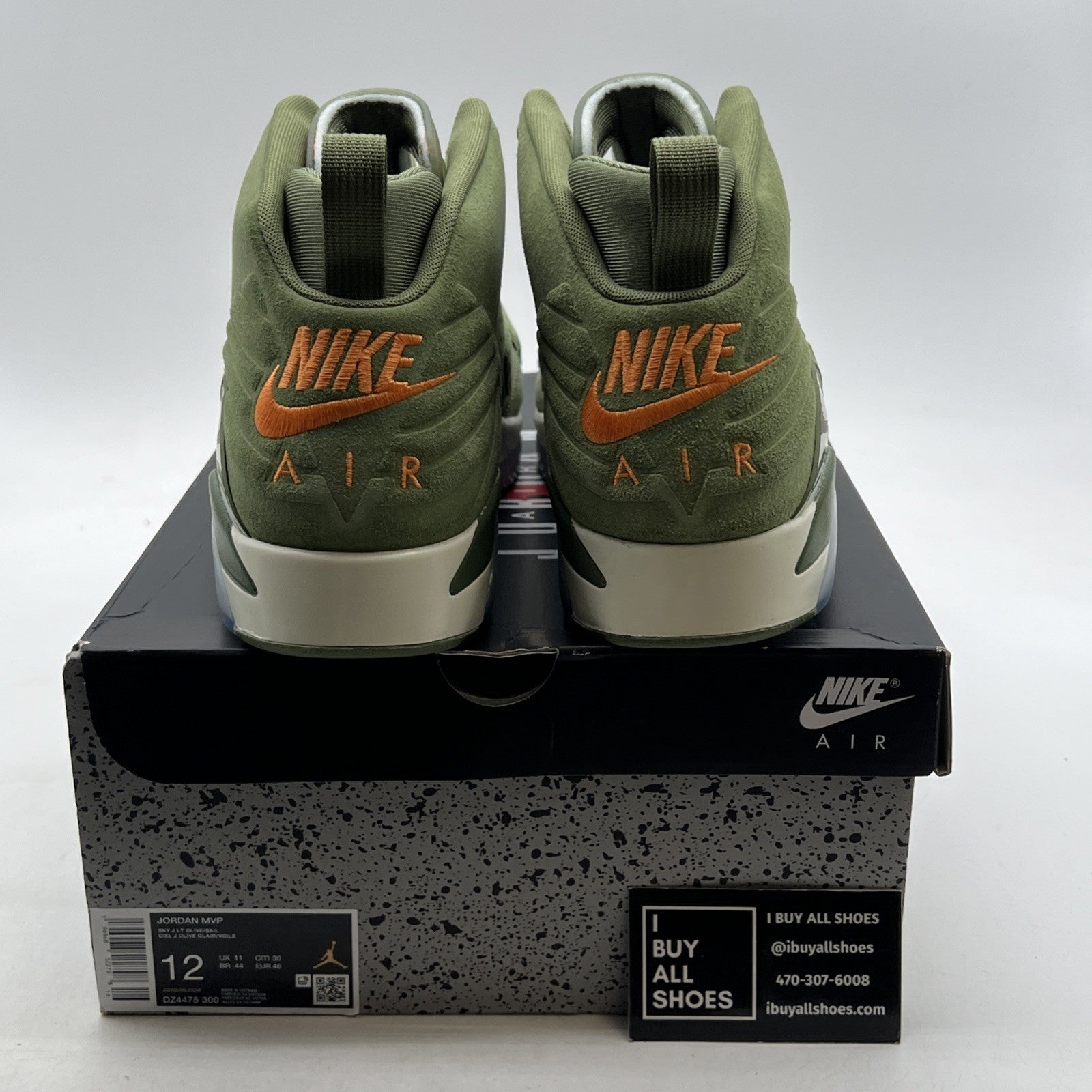 Size 12 - Air Jordan MVP Sky J Light Olive (DZ4475-300)