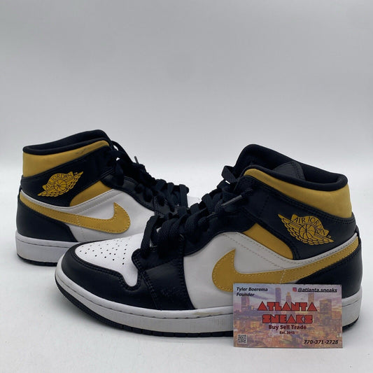 Size 9 - Air Jordan 1 Mid Black University Gold