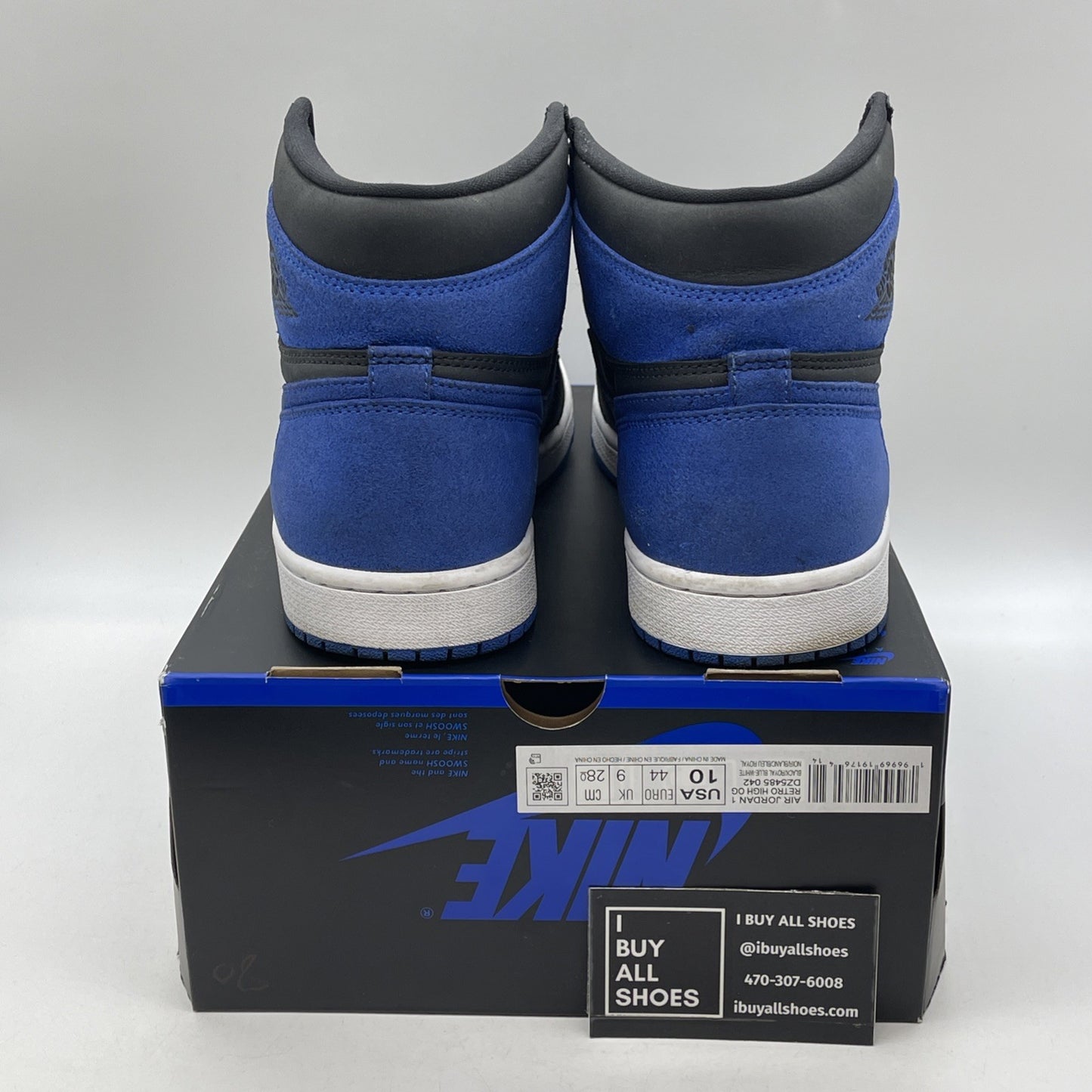 Size 10 - Air Jordan 1 Retro OG High Royal Reimagined Suede (DZ5485-042)