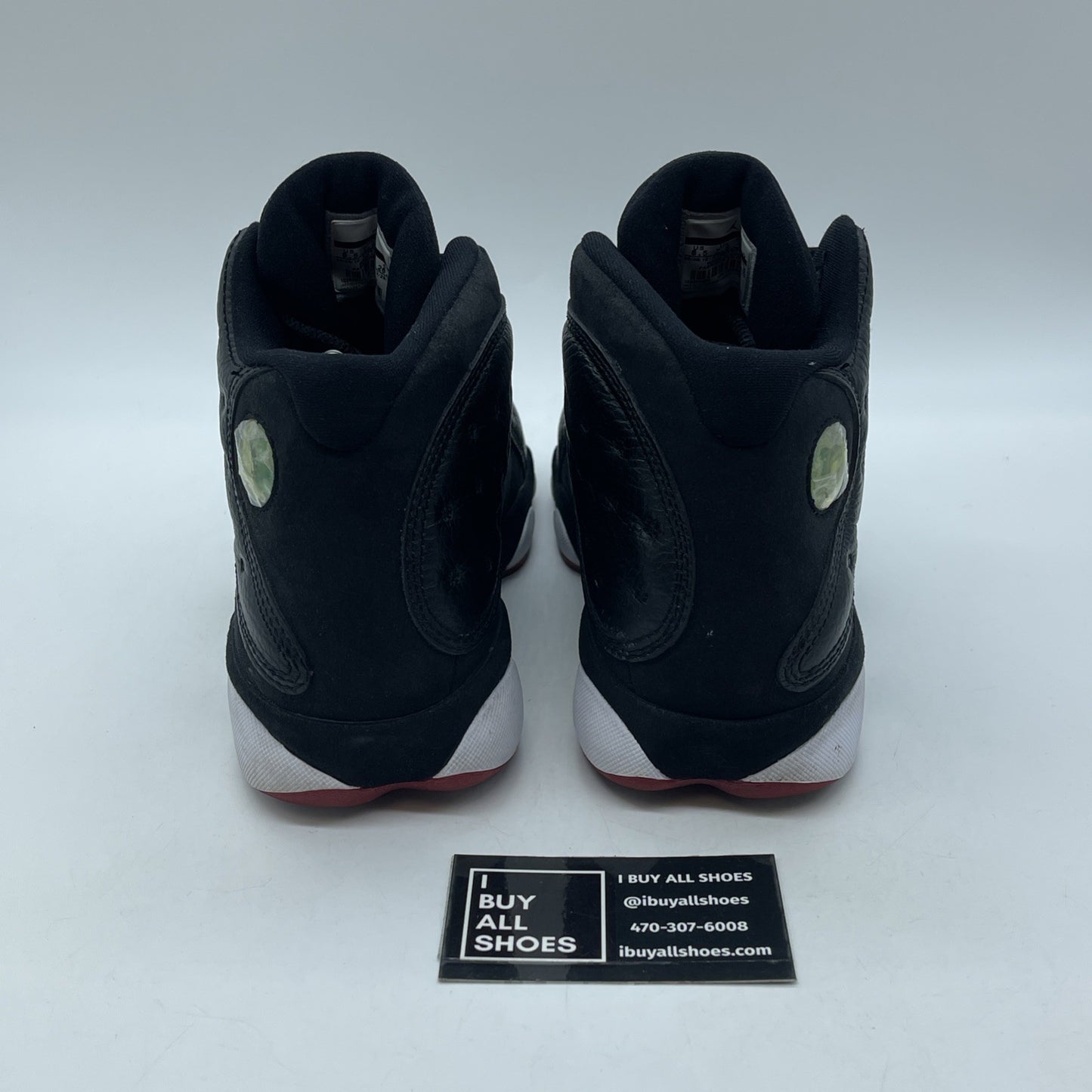 Size 8.5 - Air Jordan 13 Retro 2011 Playoff Black Suede Leather (414571-001)