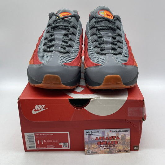 Size 11.5 - Nike Air Max 95 Premium Atlanta Black Grey Suede (FZ4125-060)