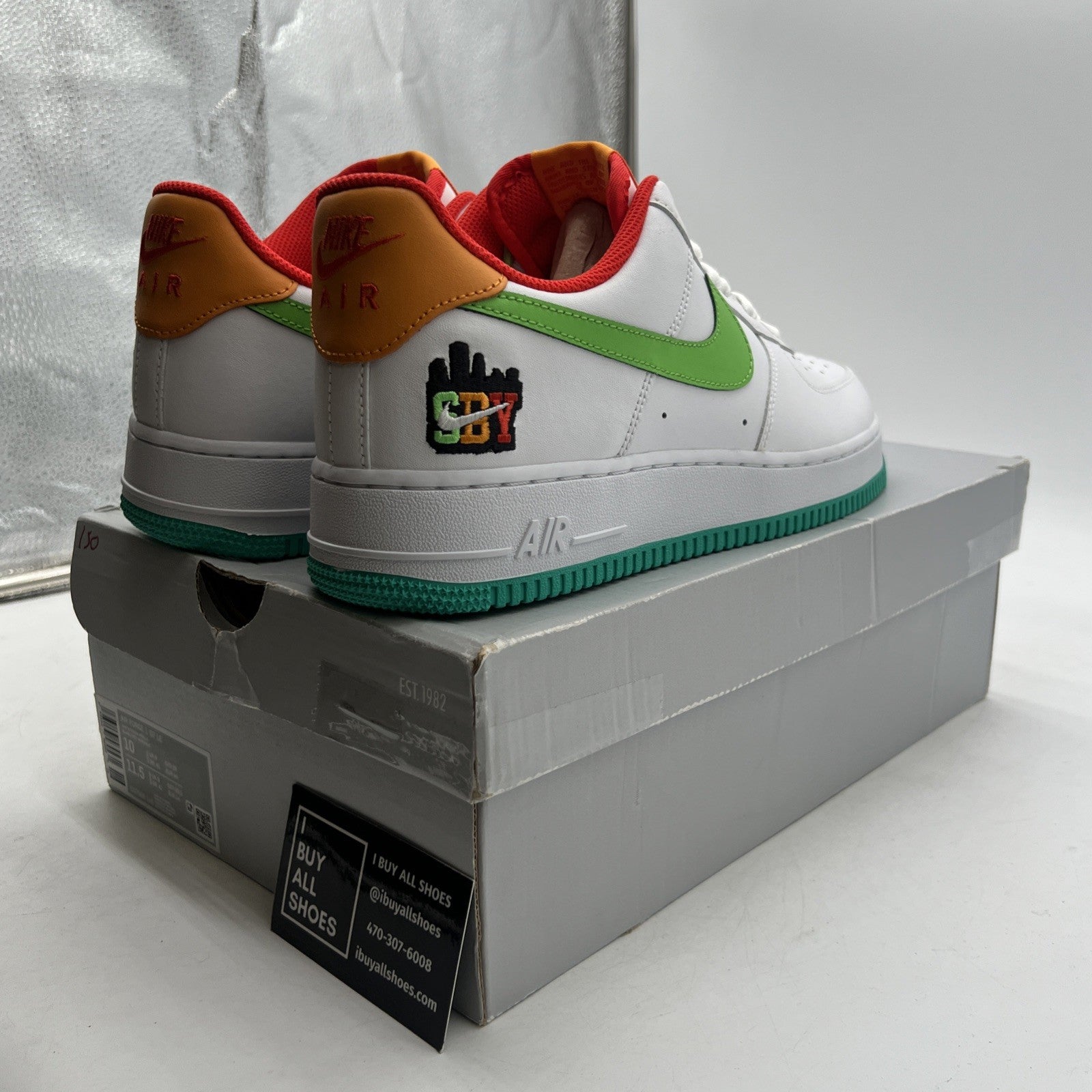 Size 10 - Nike Air Force 1 Low Shibuya - White (CQ7506-146)
