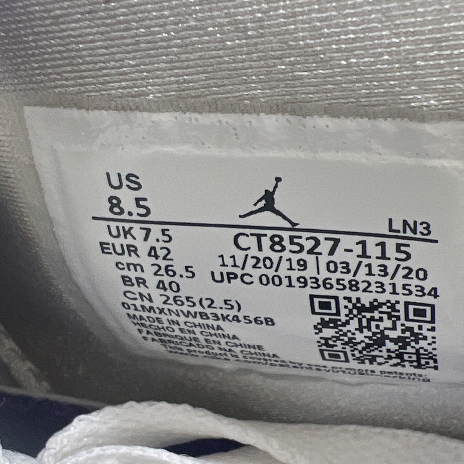 Size 8.5 - Air Jordan 4 Retro Mid Purple Metallic (CT8527-115)