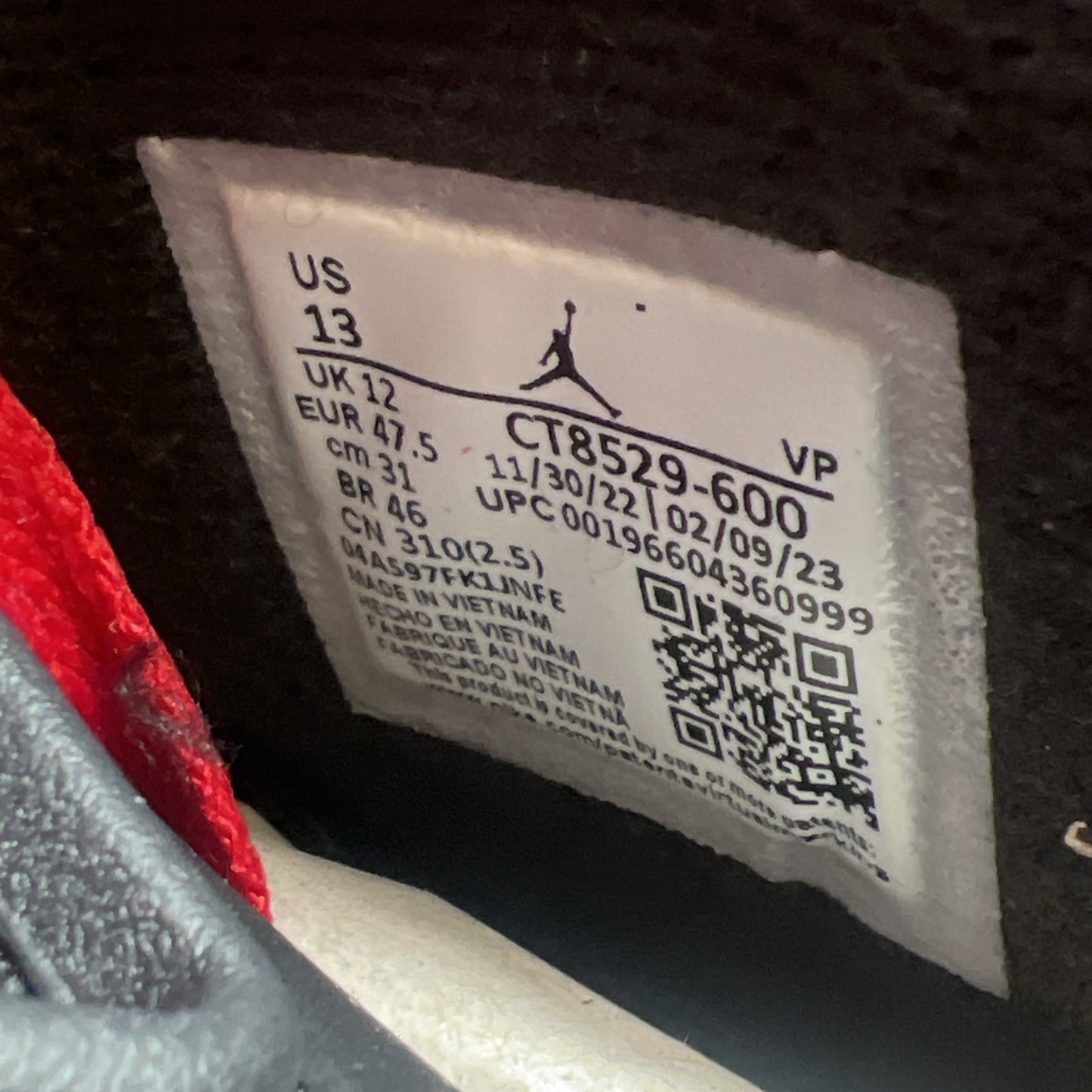 Size 13 - Air Jordan 6 Retro Toro Bravo (CT8529-600)