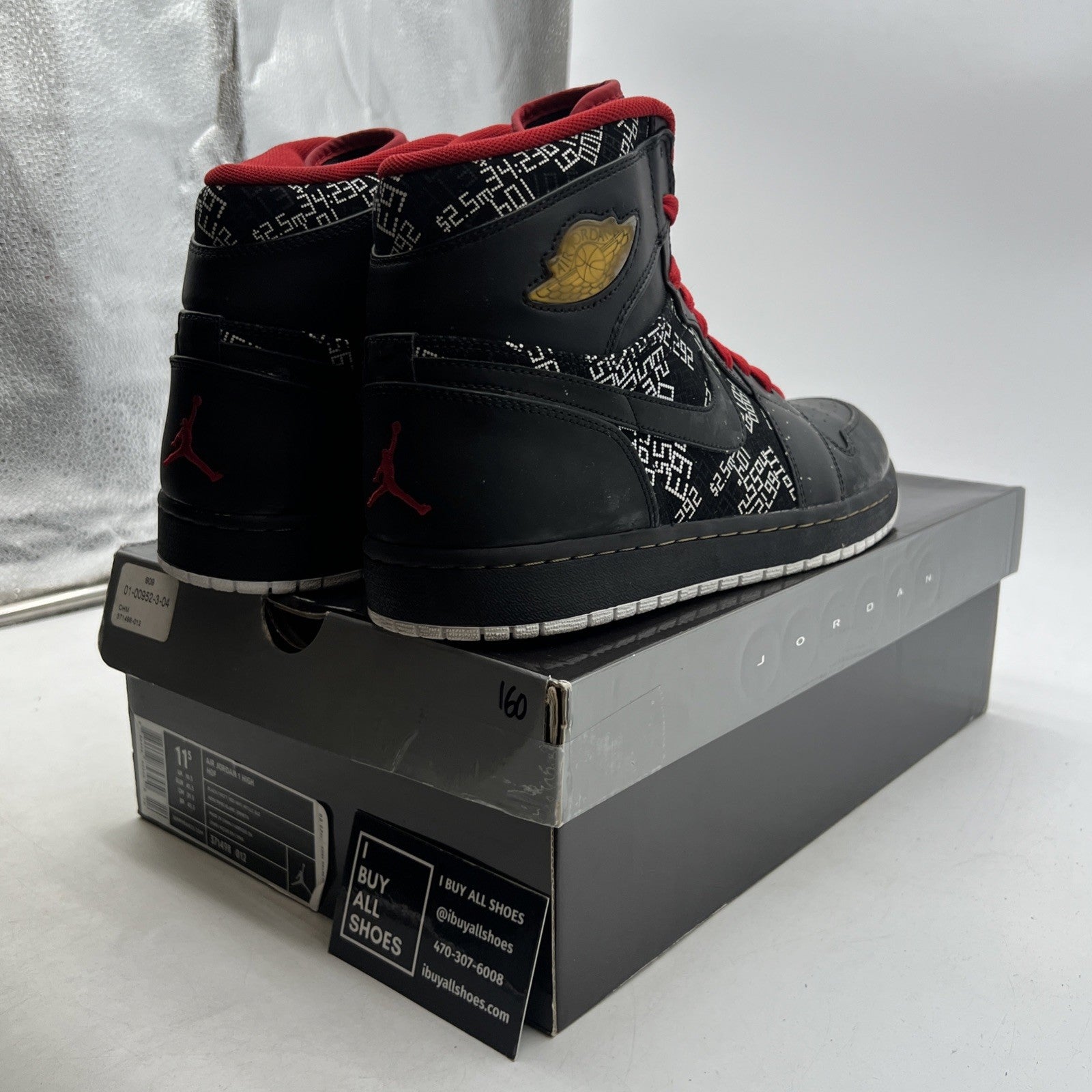Size 11.5 - Air Jordan 1 Hof High Hall Of Fame (371498-012)