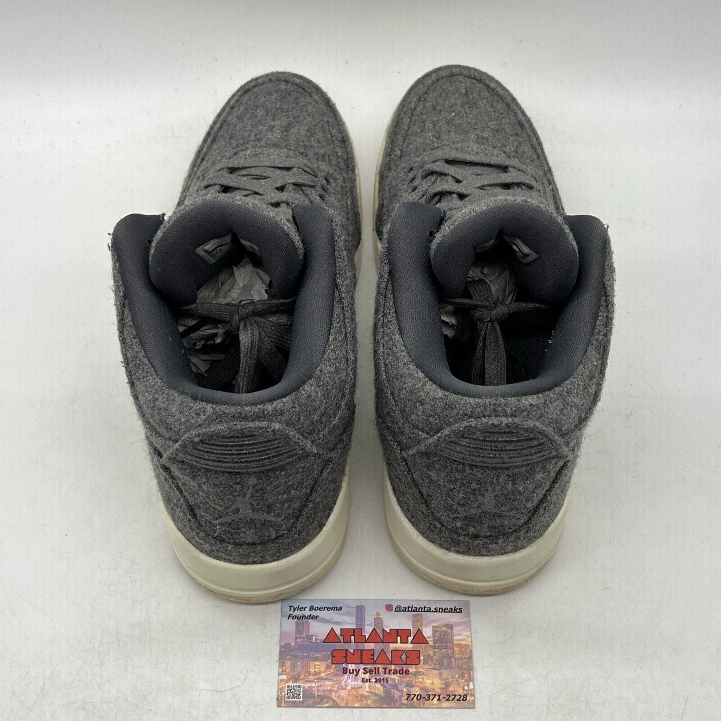 Size 11.5 - Air Jordan 3 Retro Wool White (854263-004)