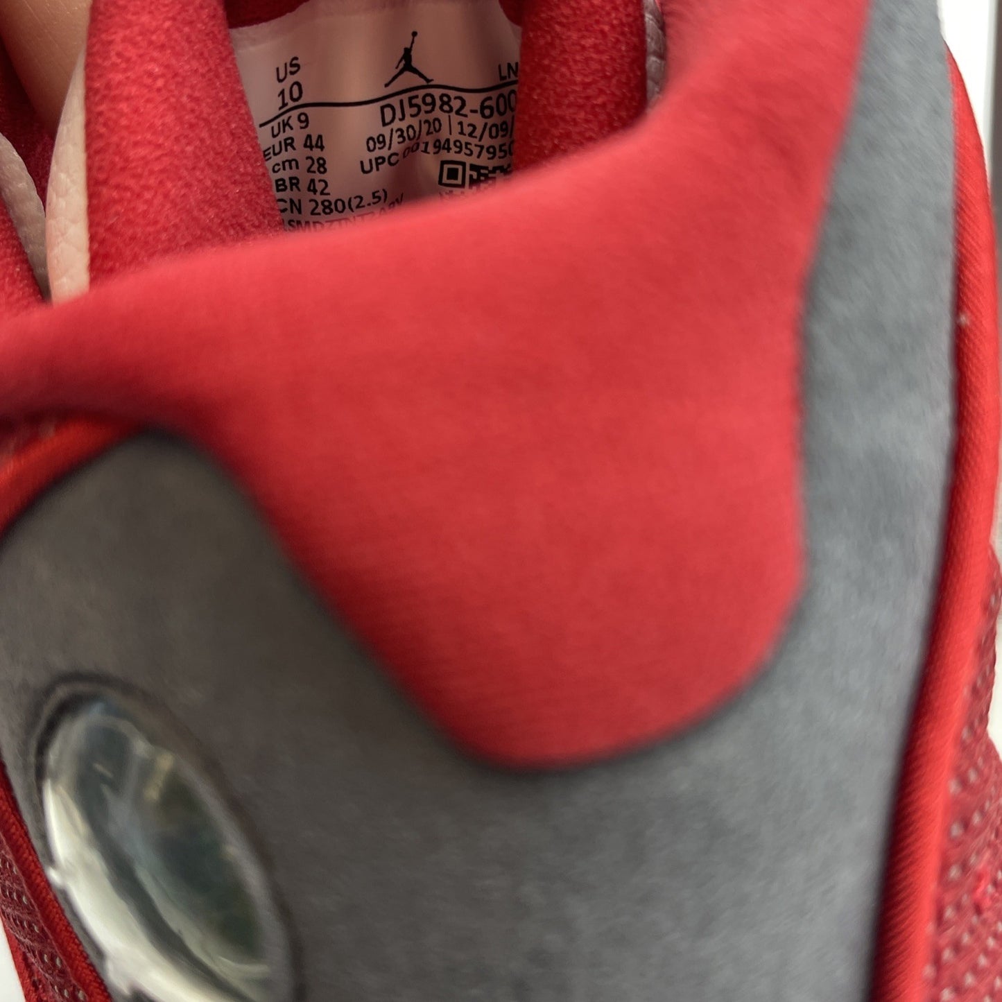 Size 10 - Jordan 13 Red White Grey Suede (DJ5982600)