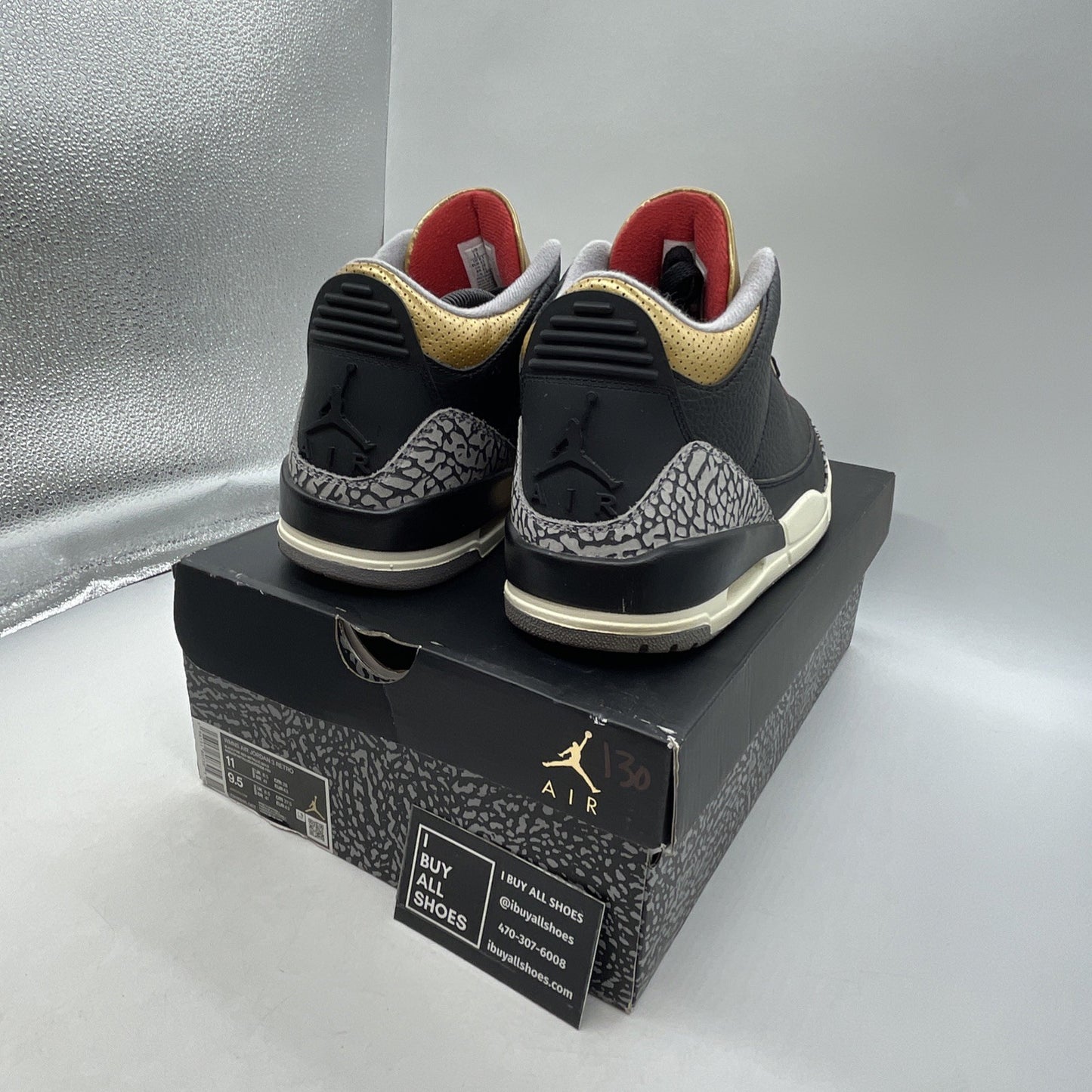 Size 11W - Air Jordan 3 Retro Mid Black Gold (CK9246-067)