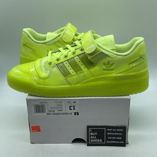 Size 13 - Adidas Jeremy Scott x Forum Low Dipped Yellow Fluorescent (GZ8817)