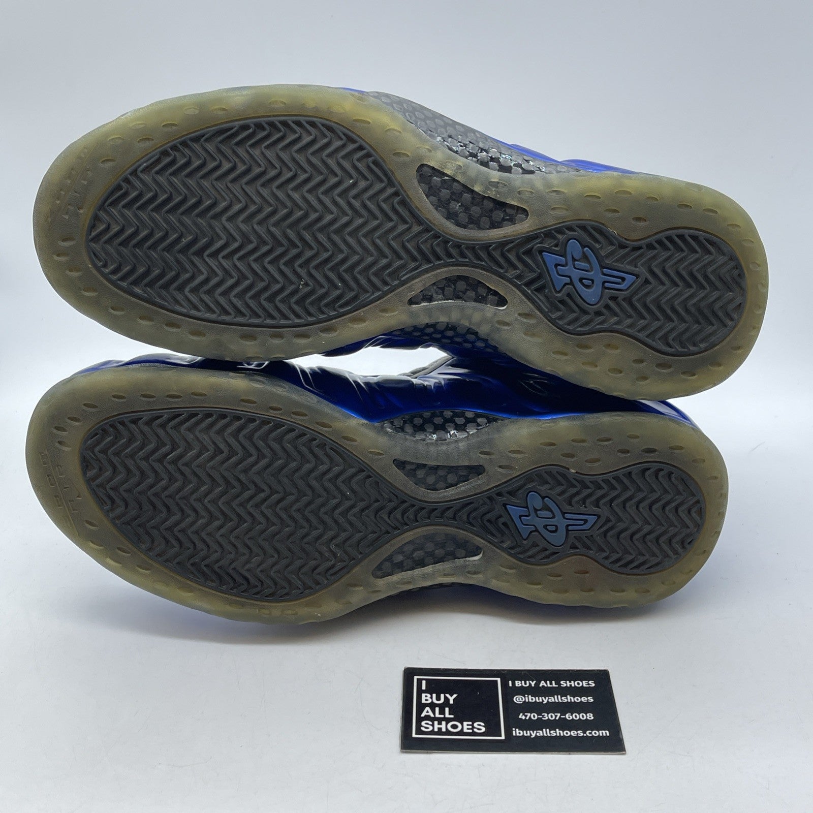 Size 12 - Nike Air Foamposite One Sport Royal Blue Grey Suede (314996-401)