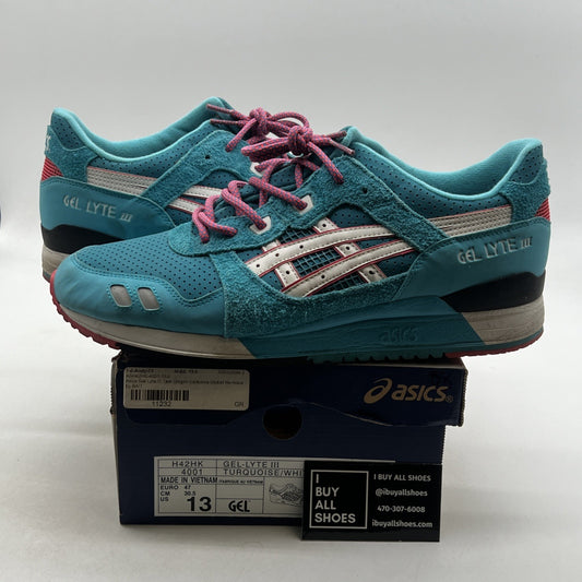Size 13 - Asics Bait x Gel Lyte 3 Teal Dragon (H42HK4001)