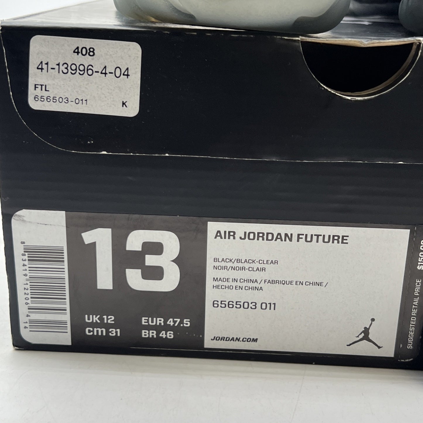 Size 13 - Air Jordan Future 3M - (656503-011)