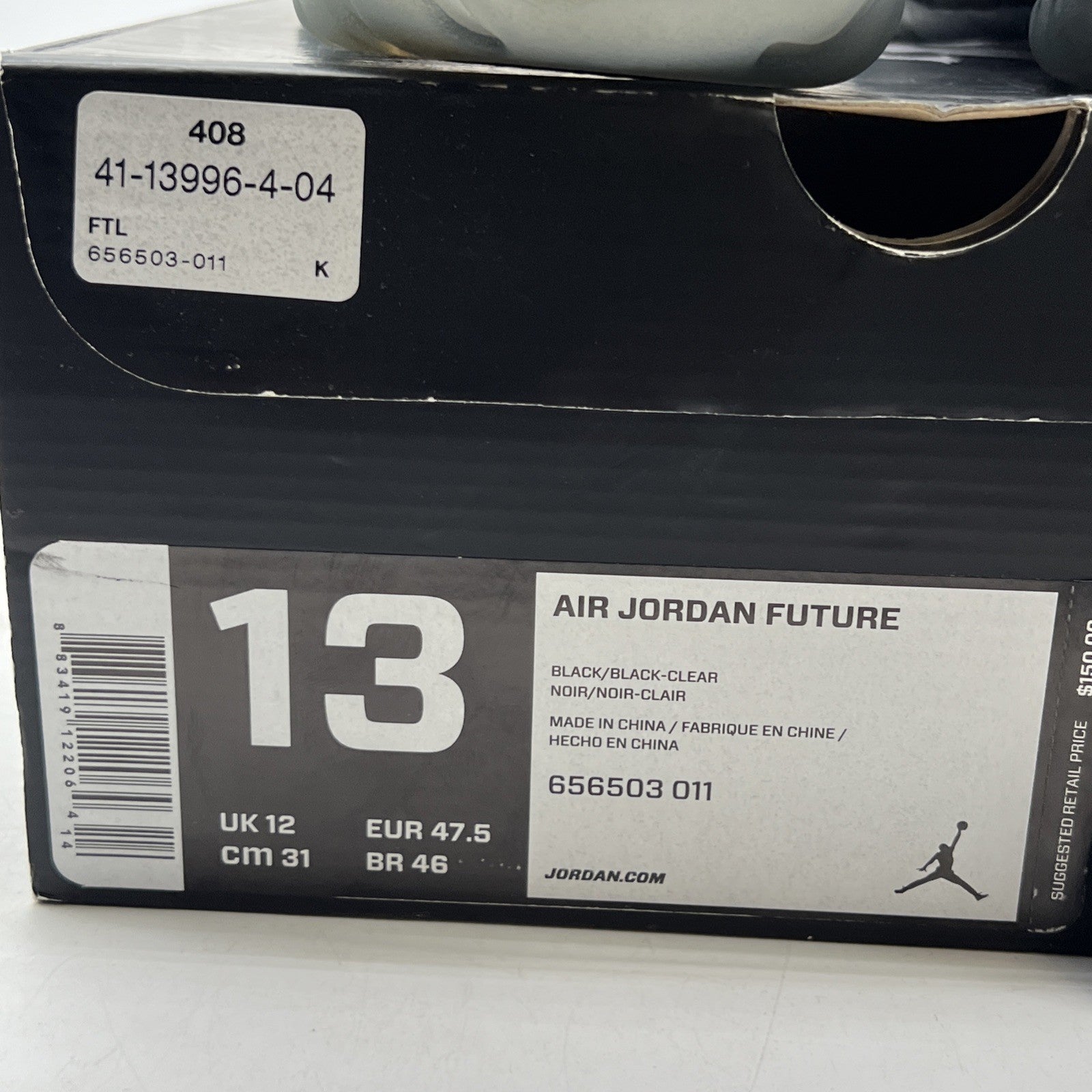 Size 13 - Air Jordan Future 3M - (656503-011)