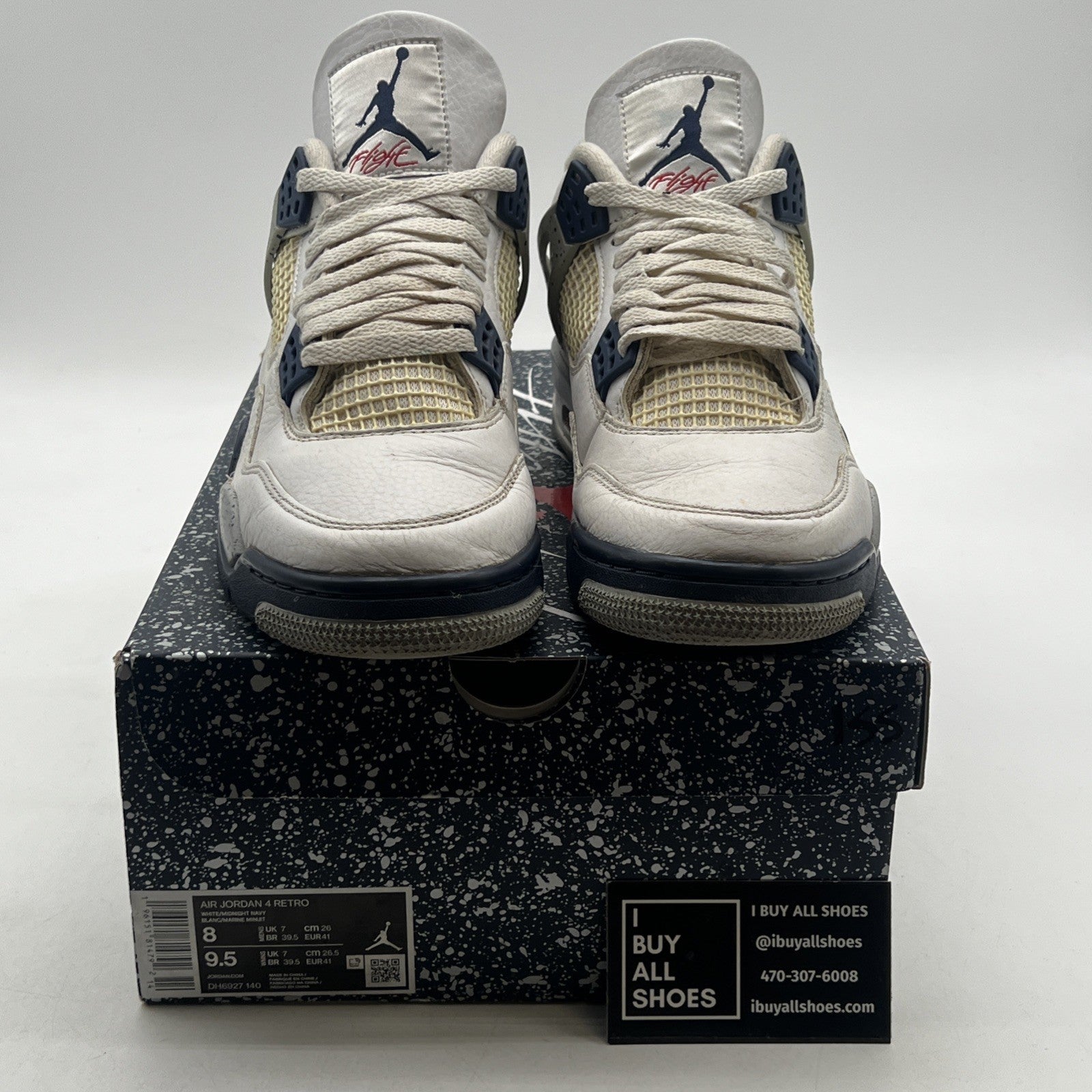 Size 8 - Air Jordan 4 Retro Mid Midnight Navy (DH6927-140)