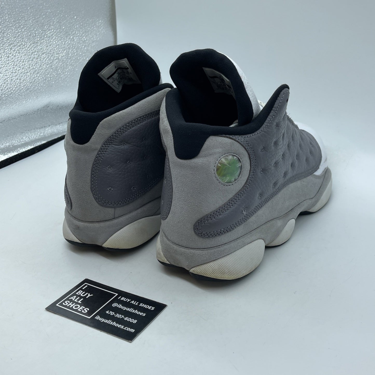 Size 11 - Air Jordan 13 Retro Atmosphere Grey Suede Leather (414571-016)