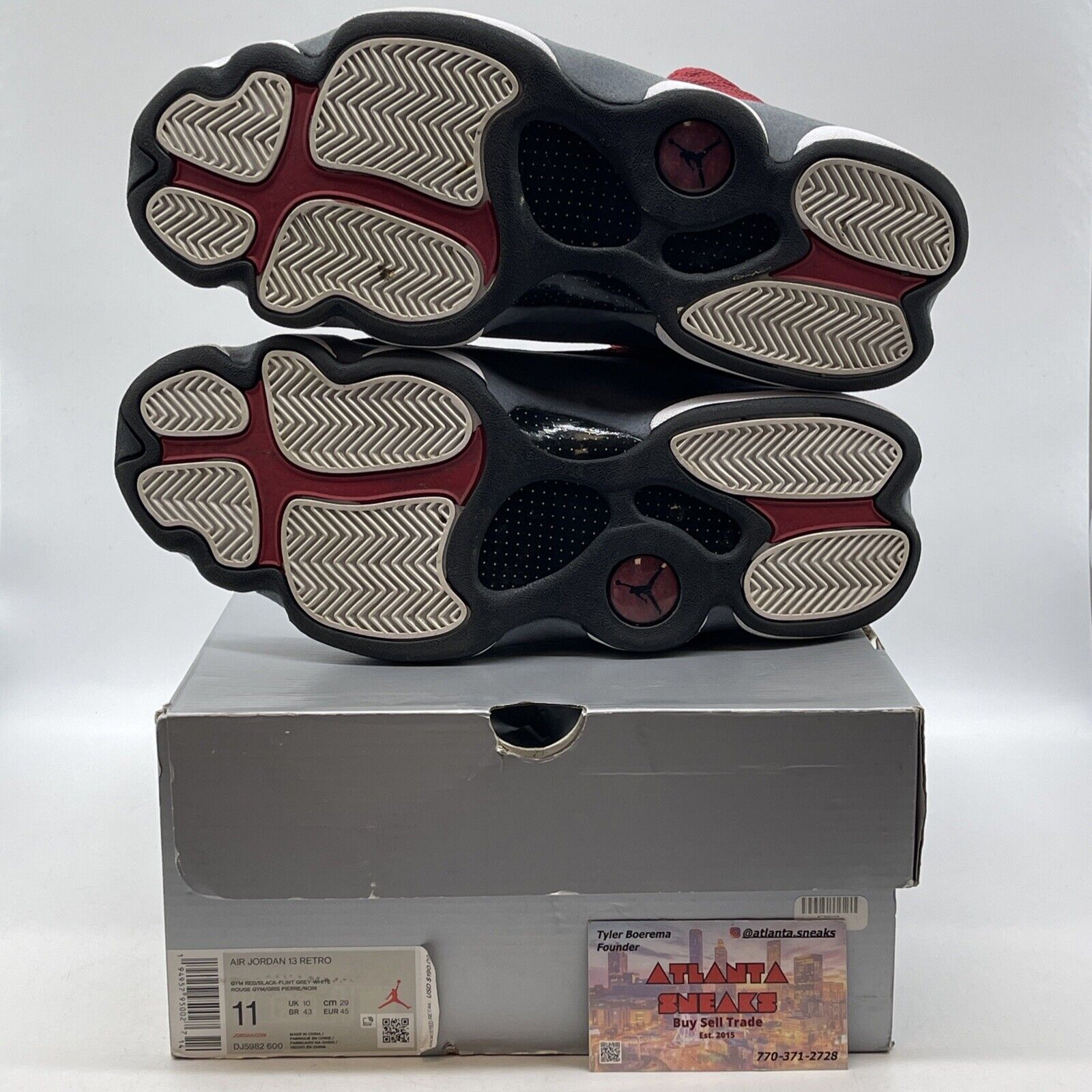 Size 11 - Jordan 13 Red/White Gray - (DJ5982600)