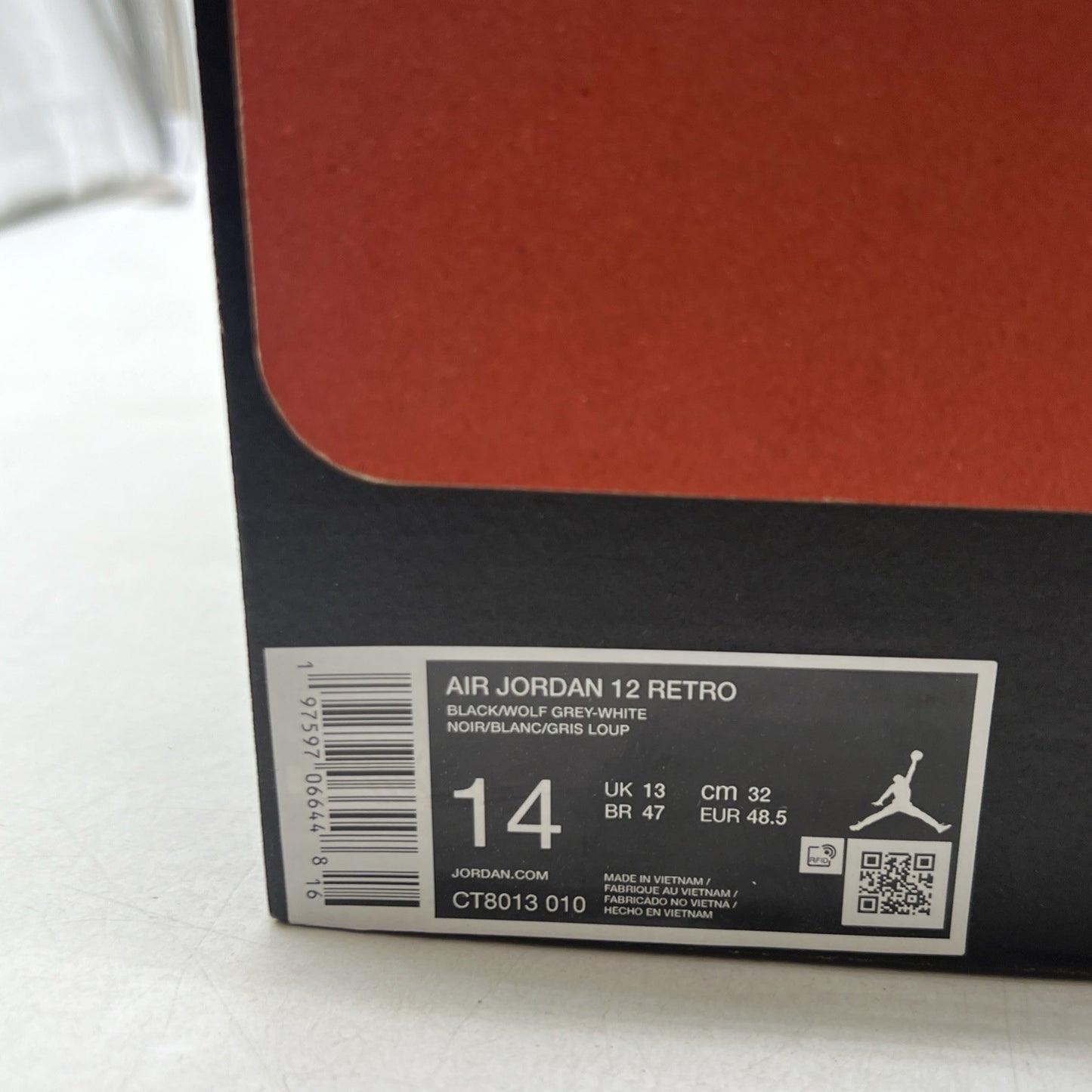 Size 14 - Air Jordan 12 Retro Barons (CT8013-010)