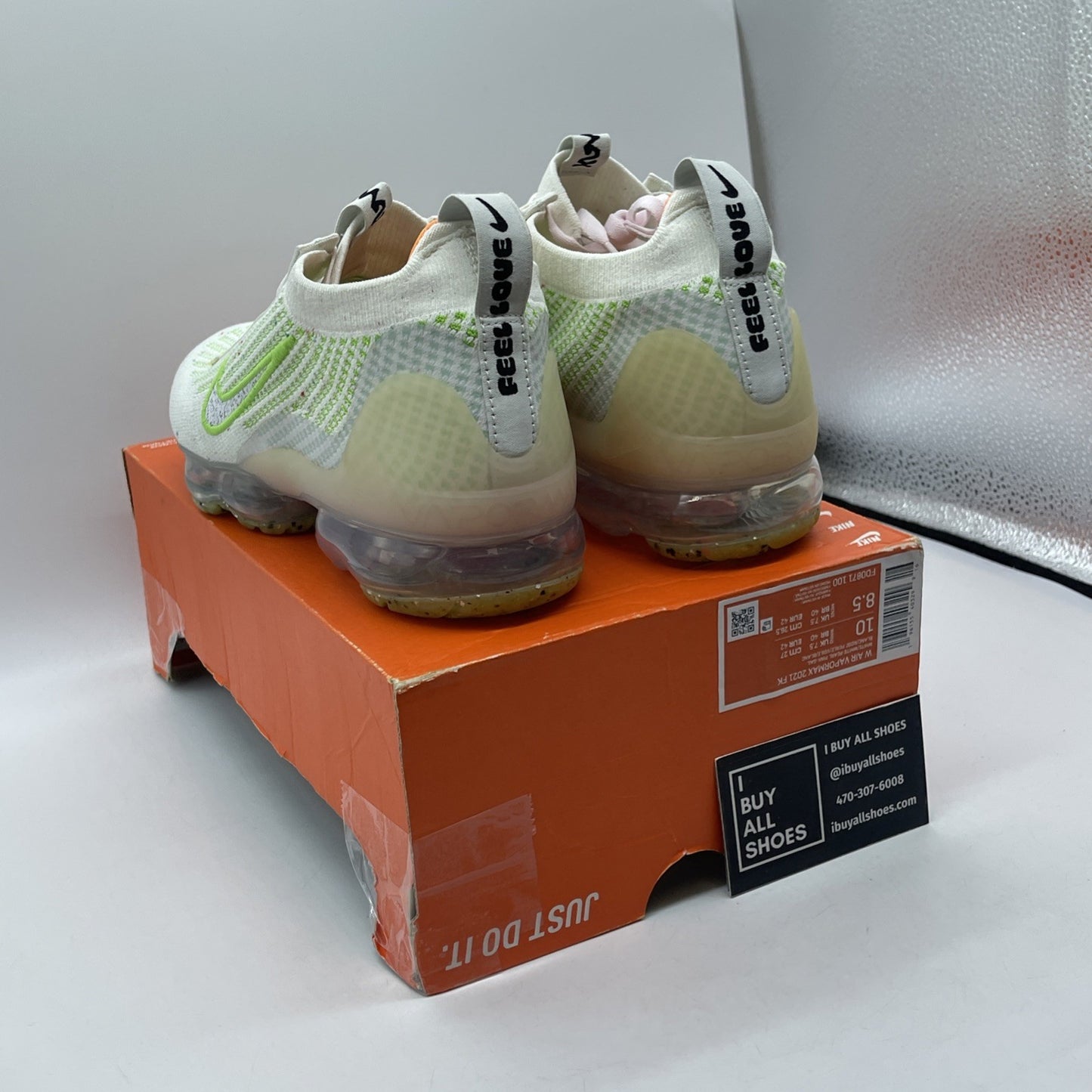 Size 10W - Nike Air VaporMax 2021 Flyknit Next Nature Feel Love (FD0871-100)