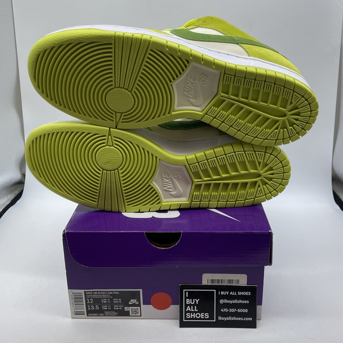 Size 12 - Nike Dunk Pro SB Low Fruity Pack Green Apple Suede (DM0807-300)