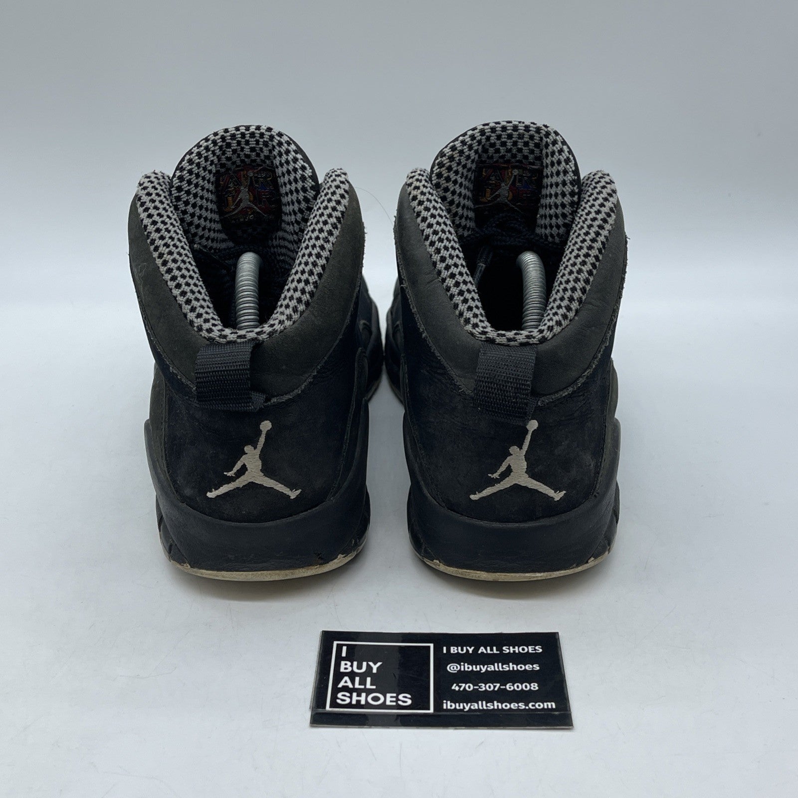 Size 9.5 - Air Jordan 10 Retro Stealth Black Grey Suede (310805-003)