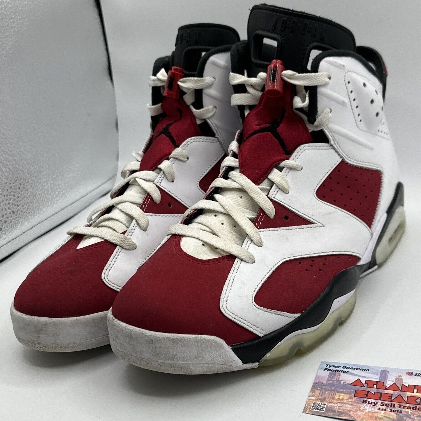 Size 12 - Jordan 6 Retro OG Mid Carmine OG Nike Air Retro Red White