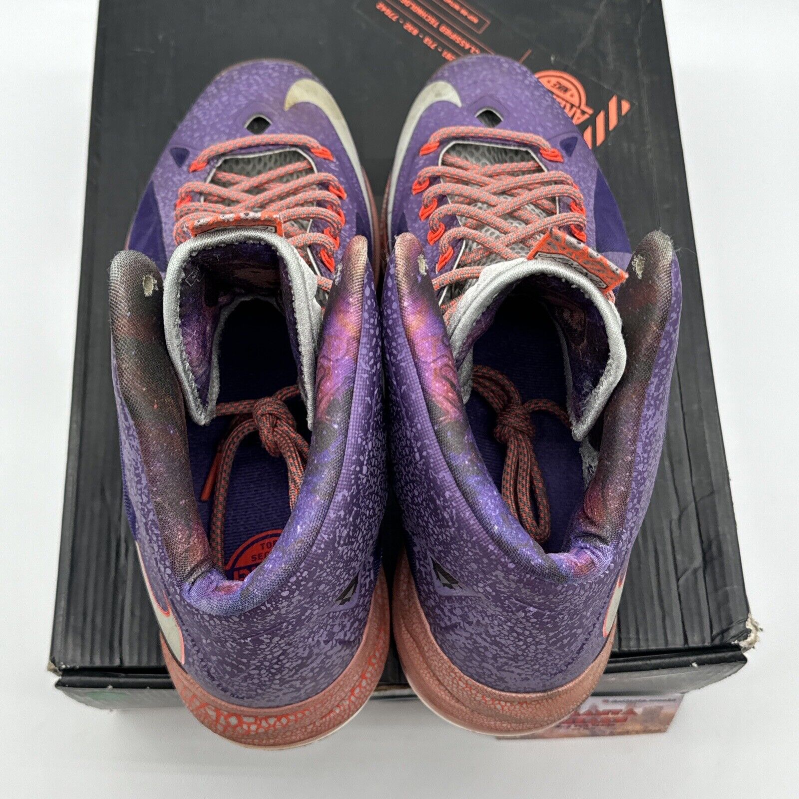 Size 11.5 - Nike LeBron 10 All Star - Extraterrestrial 2013 Purple Reflective Or