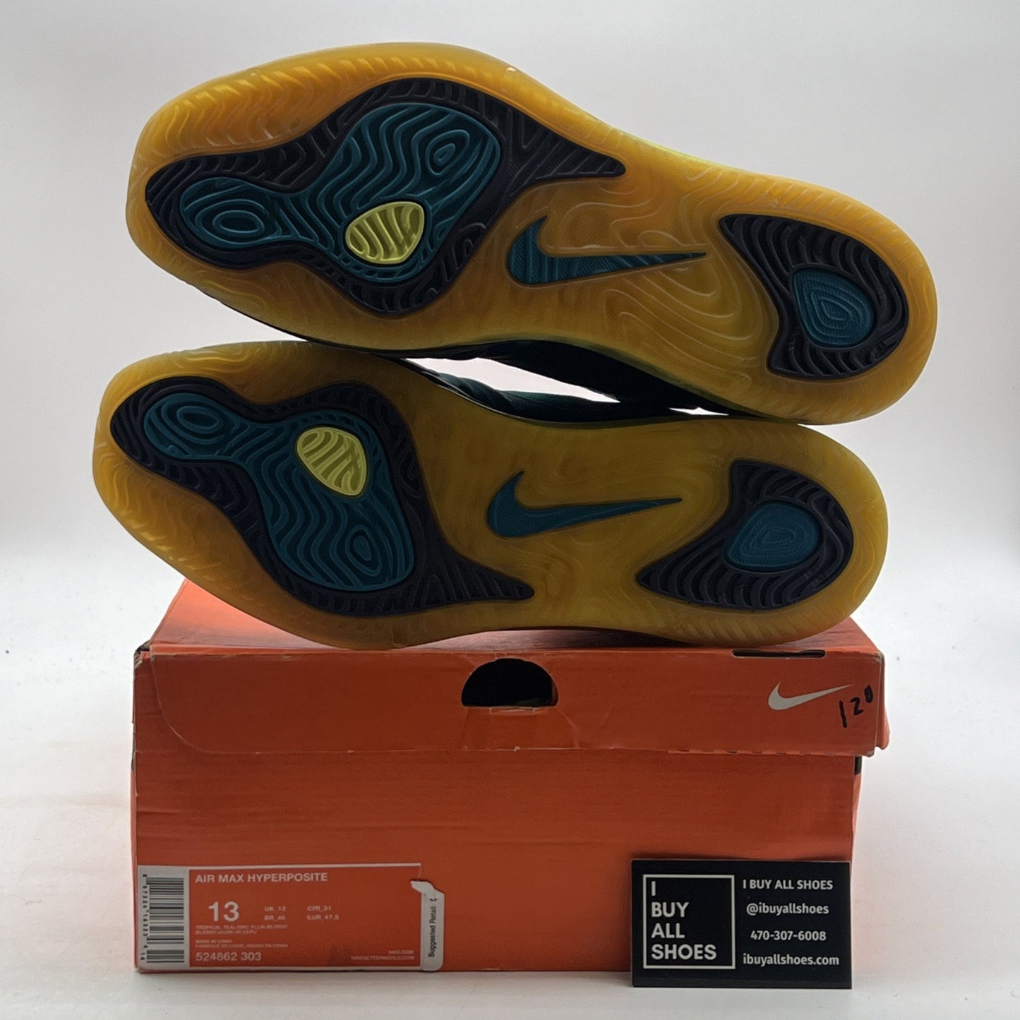 Size 13 - Nike Air Max Hyperposite Blue (524872-303)