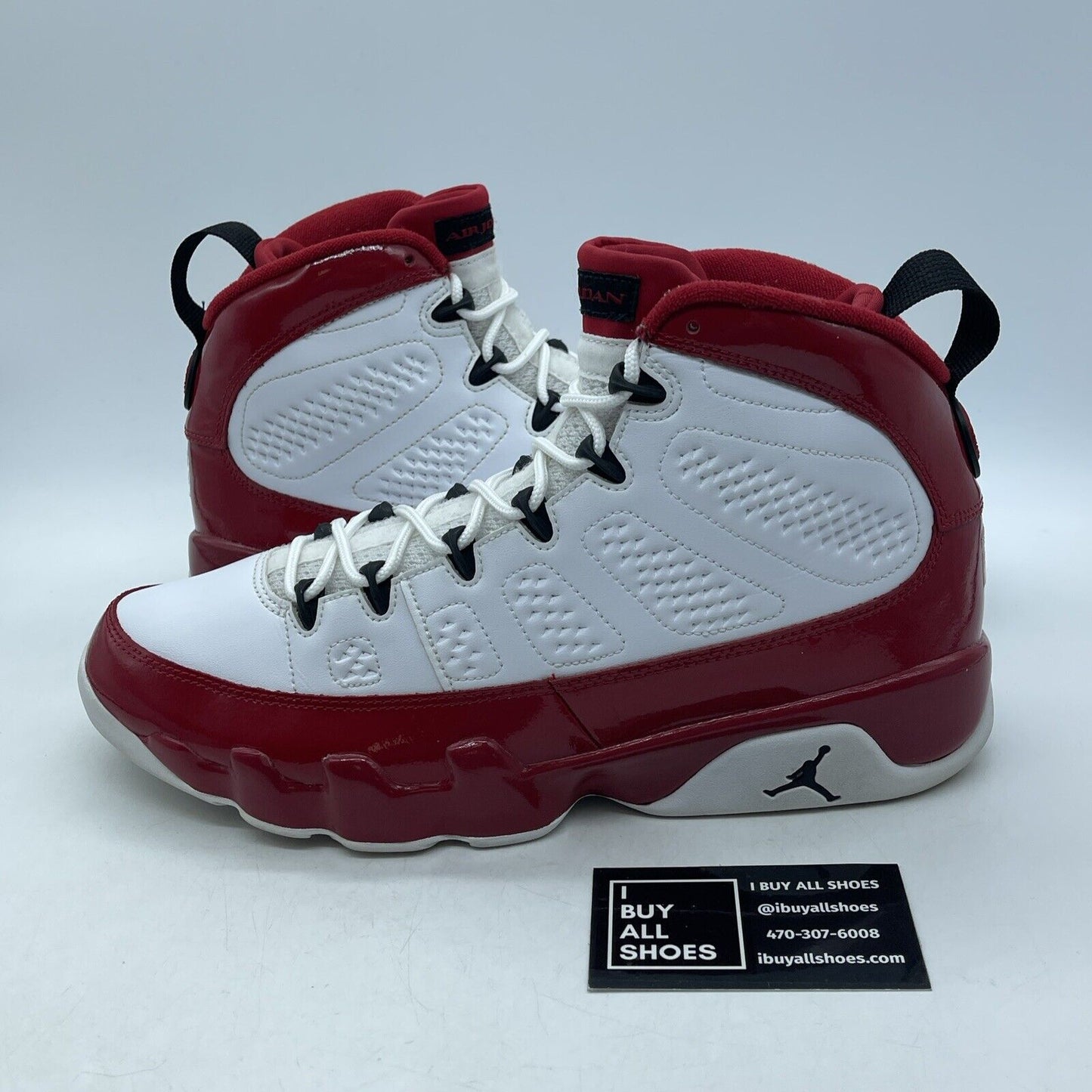 Size 10.5 - Air Jordan 9 Retro Gym Red Black White Leather (302370-160)