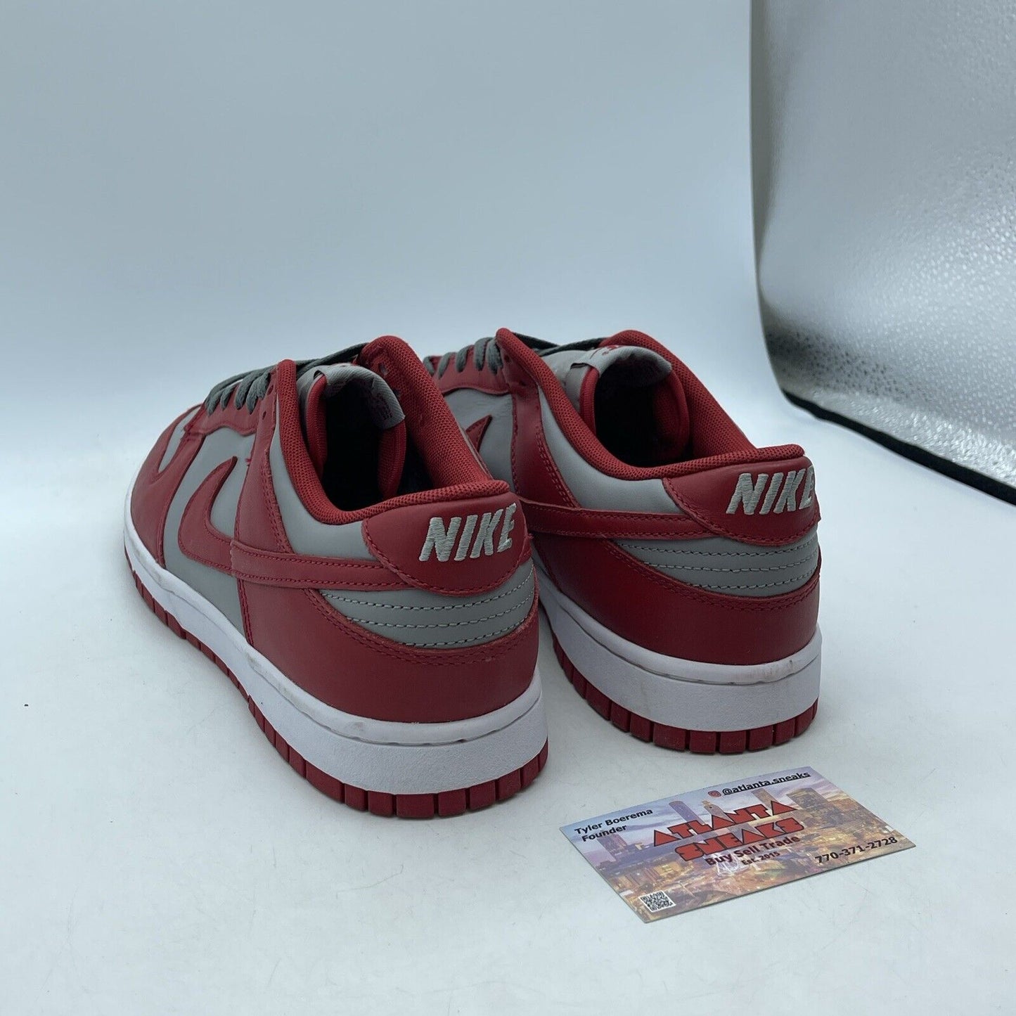 Size 11 - Nike Dunk Low SP UNLV 2021 Red Grey White Leather (DD1391-002)