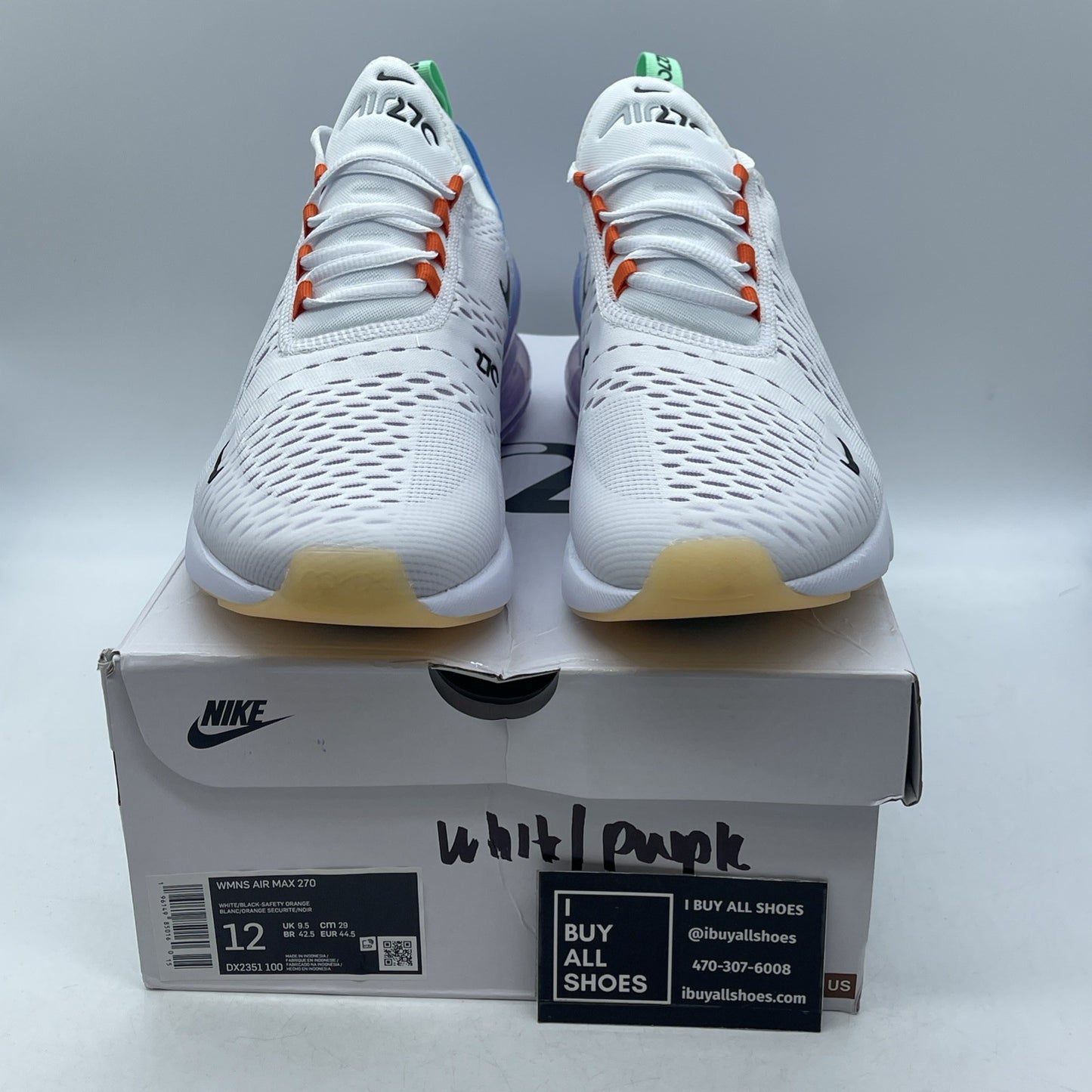 Size 12W - Nike Air Max 270 Nike 101 (DX2351-100)